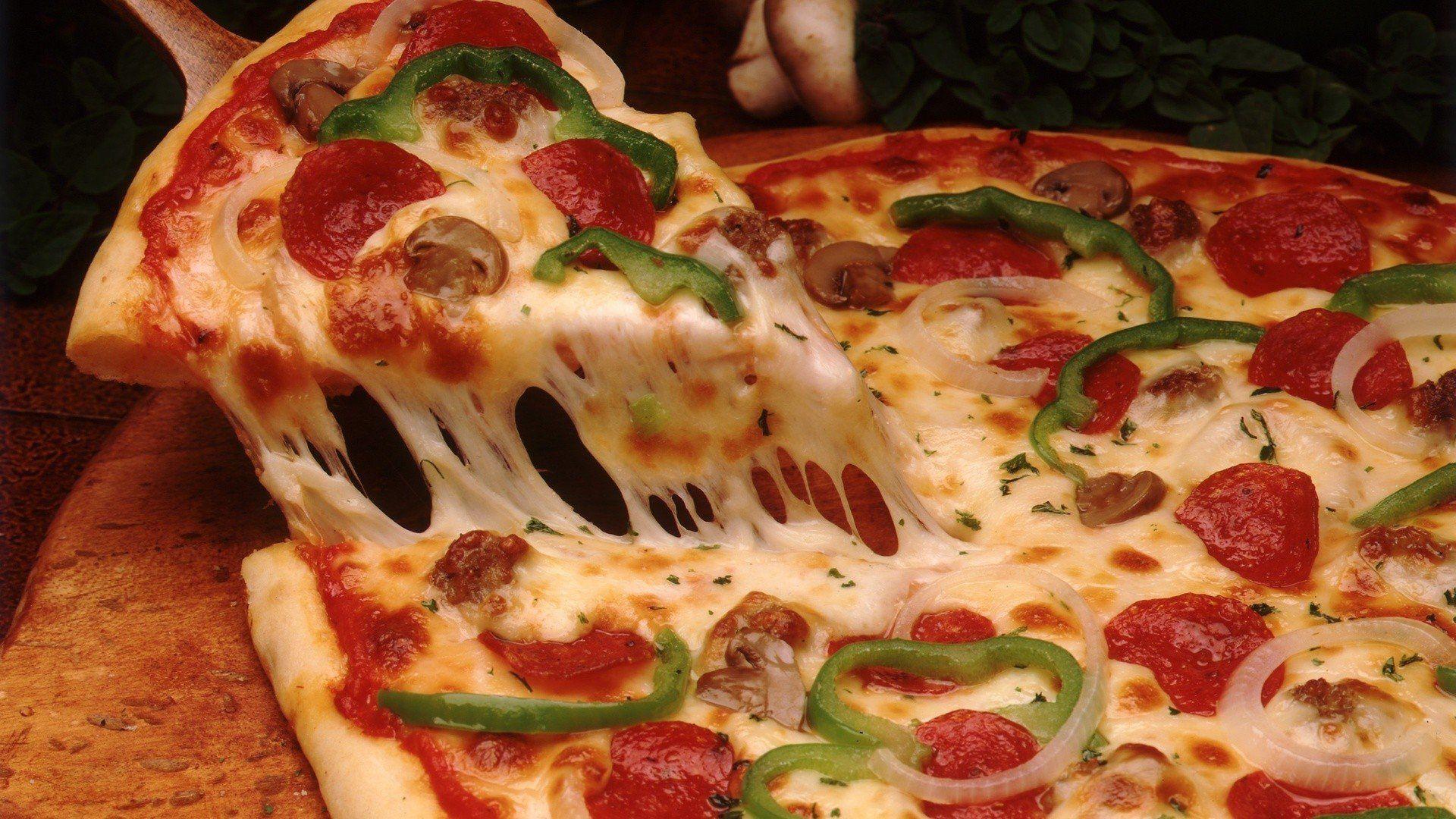 1920x1080 food, Pizza, Cheese HD Wallpaper / Desktop and Mobile Image & Photo