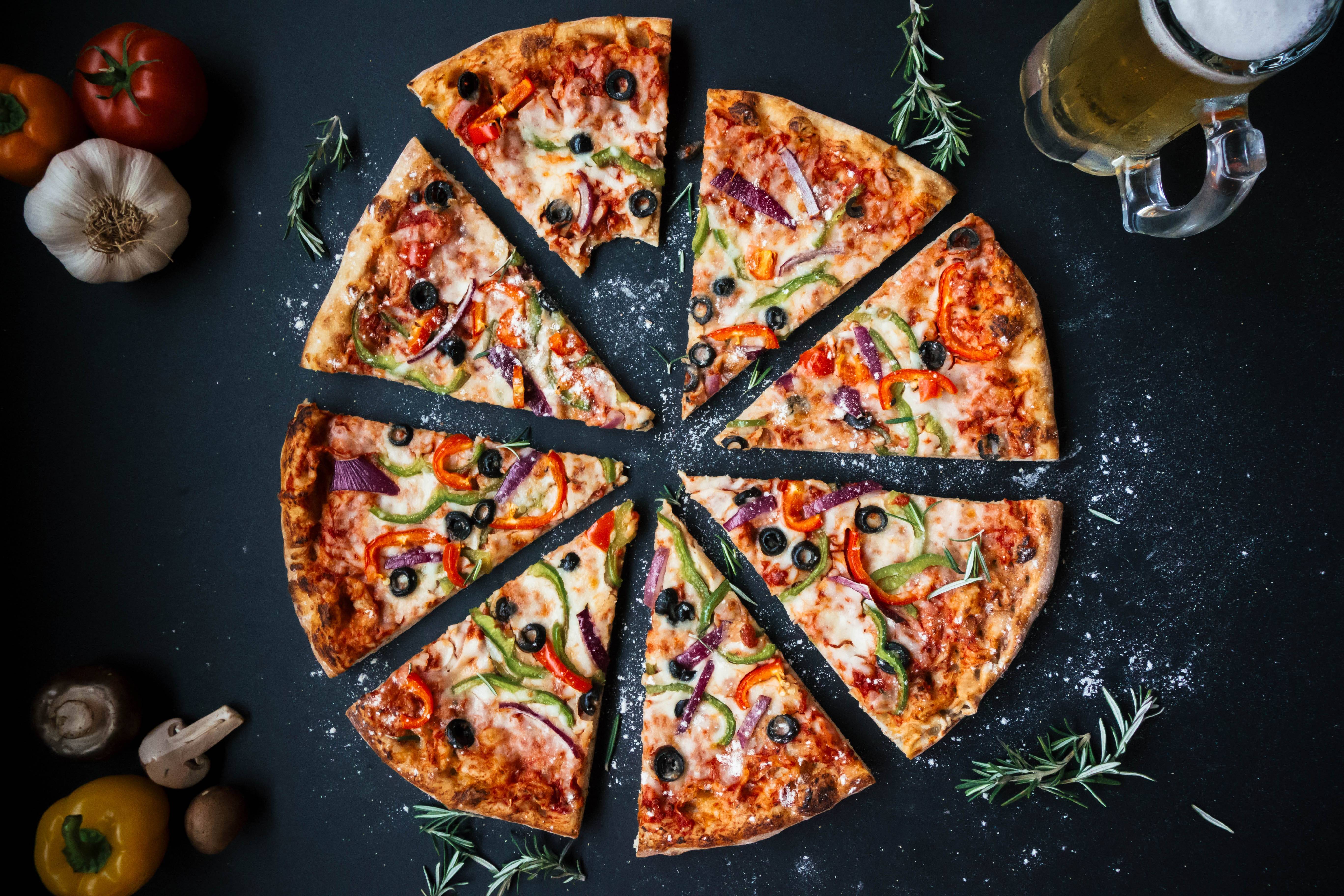 5472x3648 #food, #cheese, #italian, #baked, #pizza, #crust, #cuisine. Mocah.org HD Desktop Wallpaper