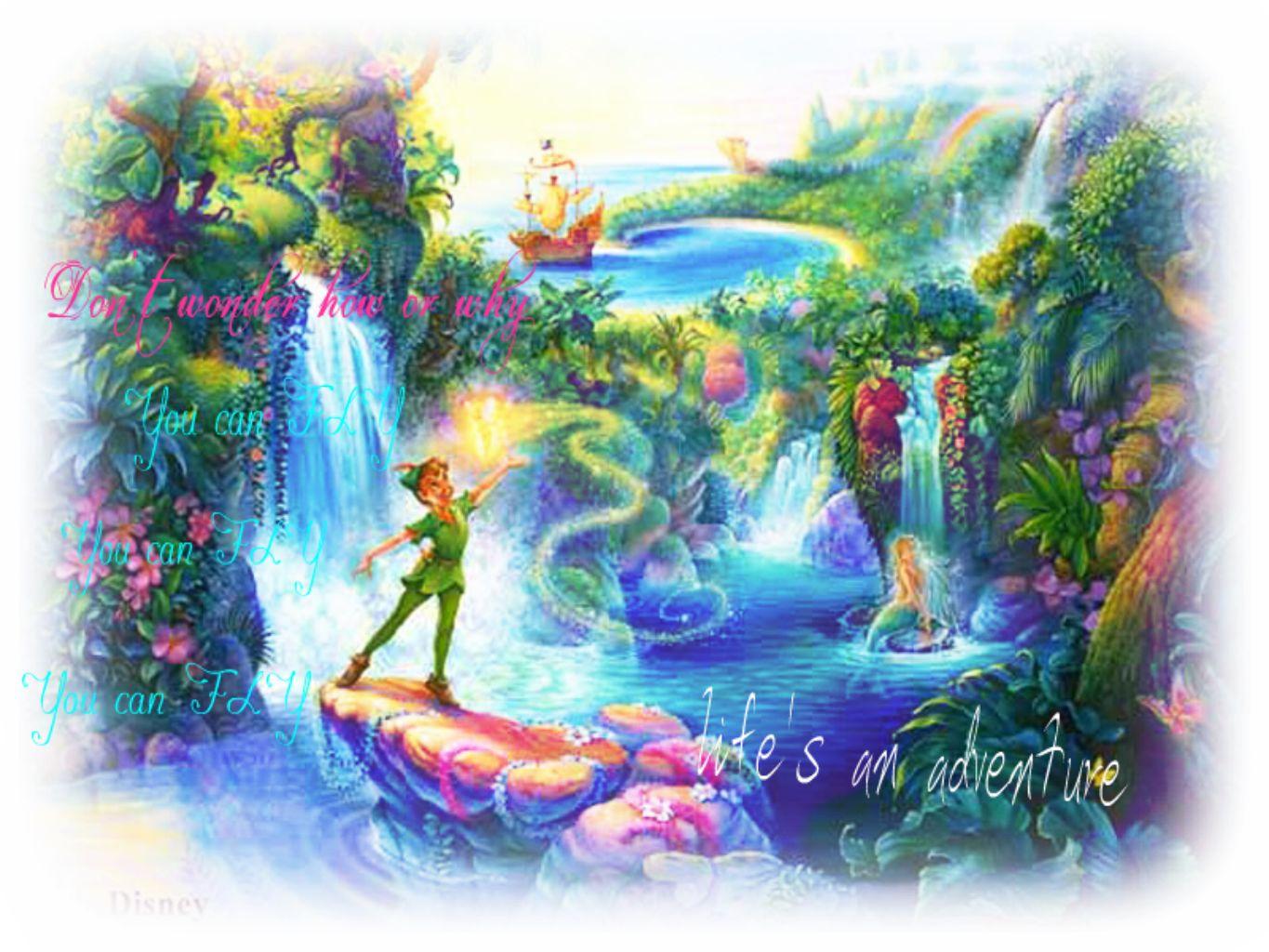 1365x1024 Peter Pan Disney Cartoon Full HD Wallpaper for iPad Air 2