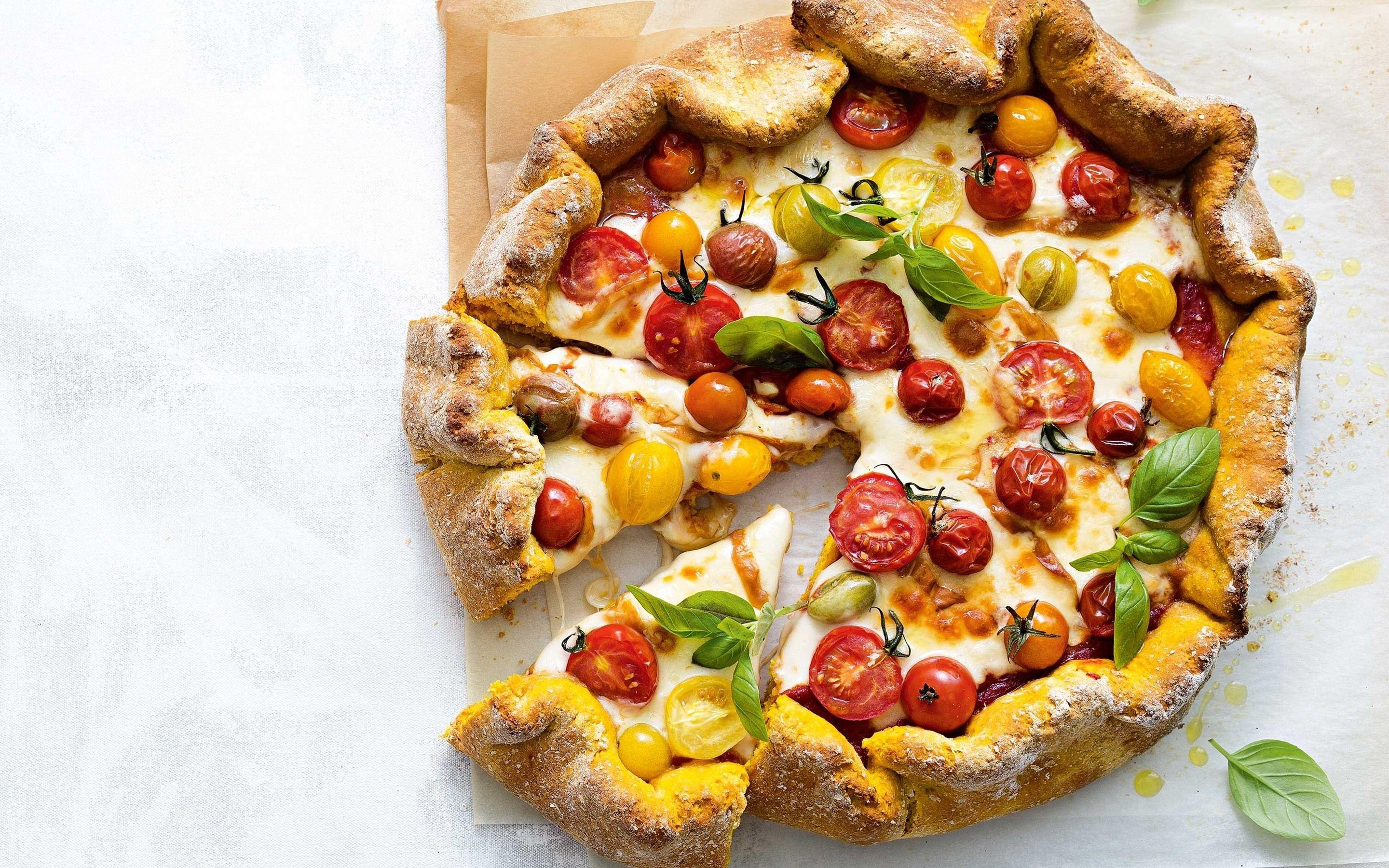 2880x1800 Mozzarella Pizza Widescreen Wallpaper 46818