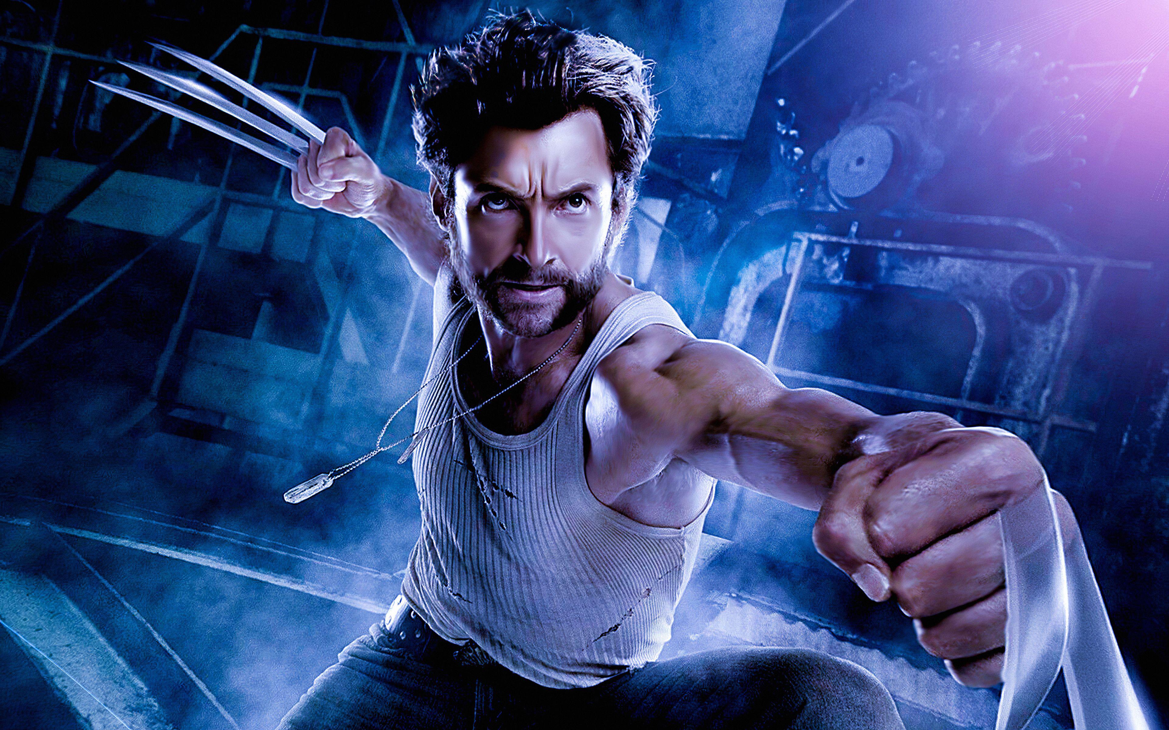3840x2400 Hugh Jackman as Wolverine Digital Art Wallpaper 4k Ultra HD