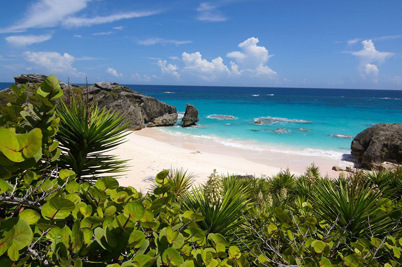 1280x850 Picture United Kingdom South Shore Park, Bermuda Beach Ocean Nature