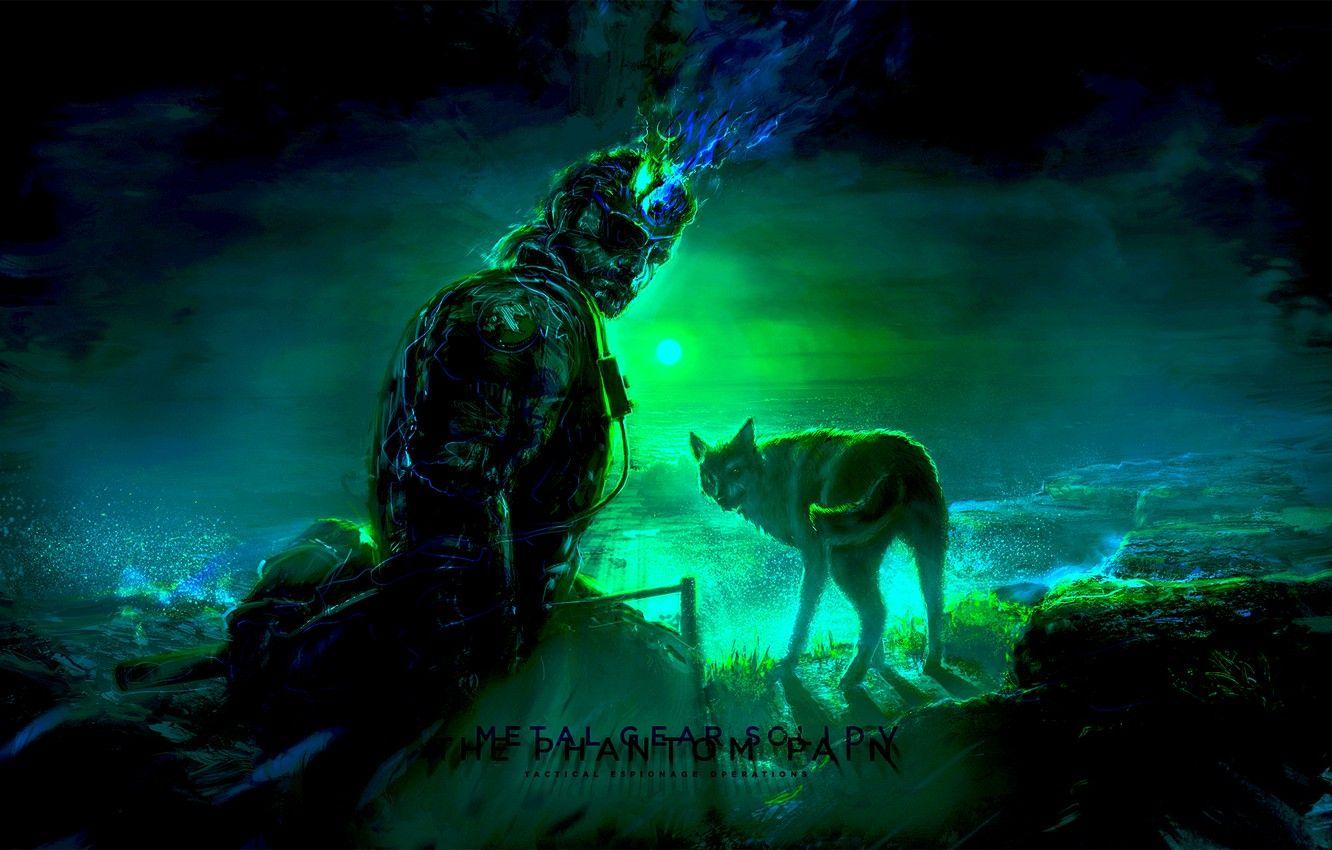 1332x850 Wallpaper wolf, cyborg, Metal Gear Solid, Metal Gear Solid V: The Phantom Pain image for desktop, section игры