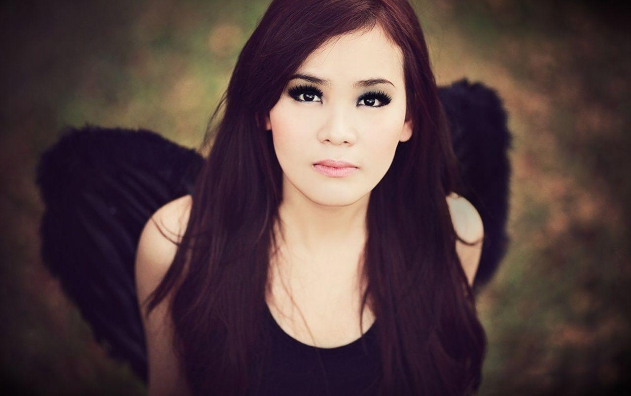 1280x804 Black Angel Wings wallpaper. Black Angel Wings