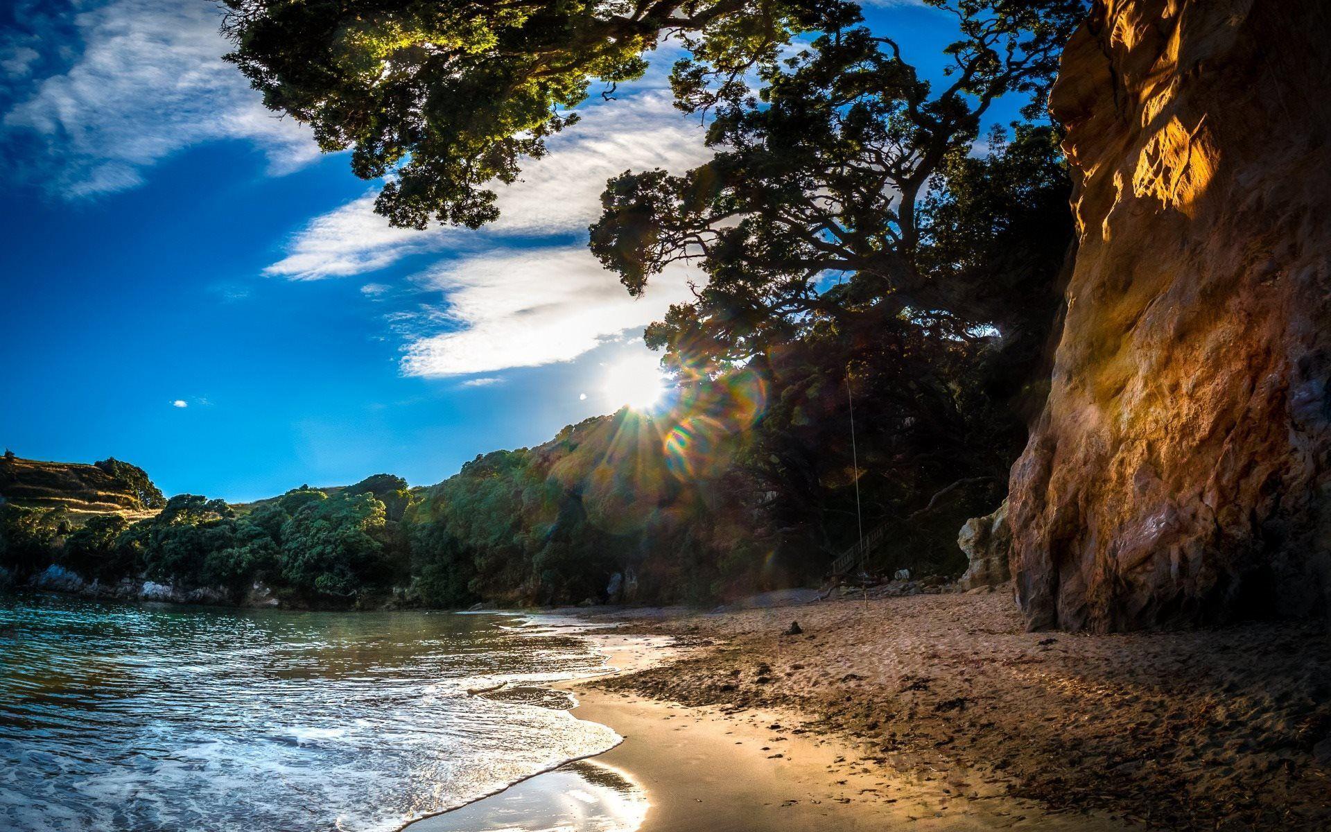 1920x1200 Download wallpaper Abel Tasman, Golden Bay, Coast, beach, summer, New Zealand for desktop with resolution 1920x1200. High Quality HD picture wallpaper