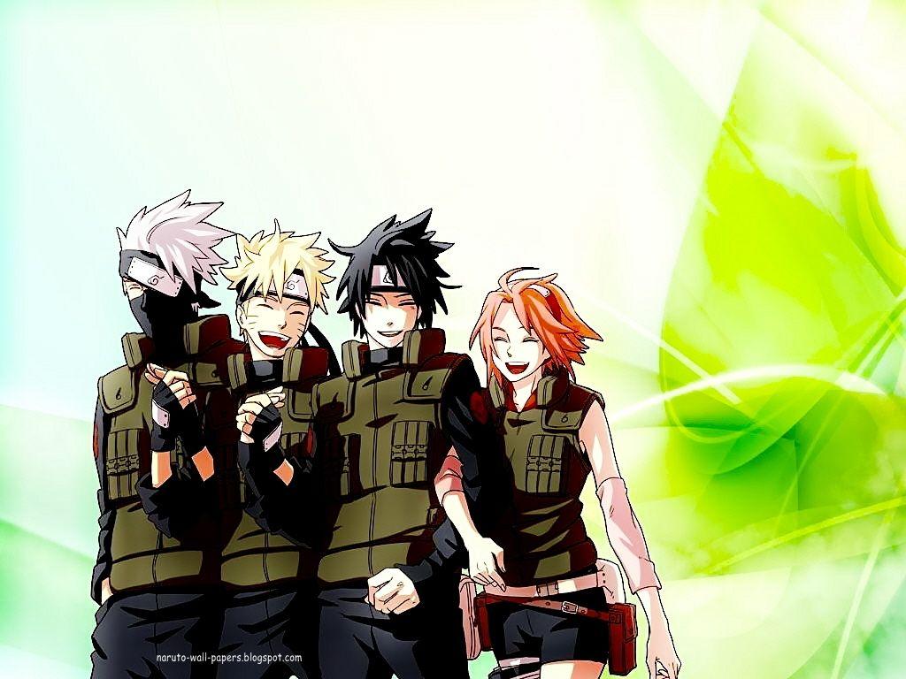 1024x768 Naruto Anime Wallpaper : Team kakashi Naruto Shippuden