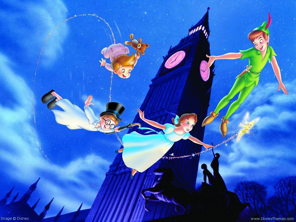1024x768 Peter Pan Wallpaper