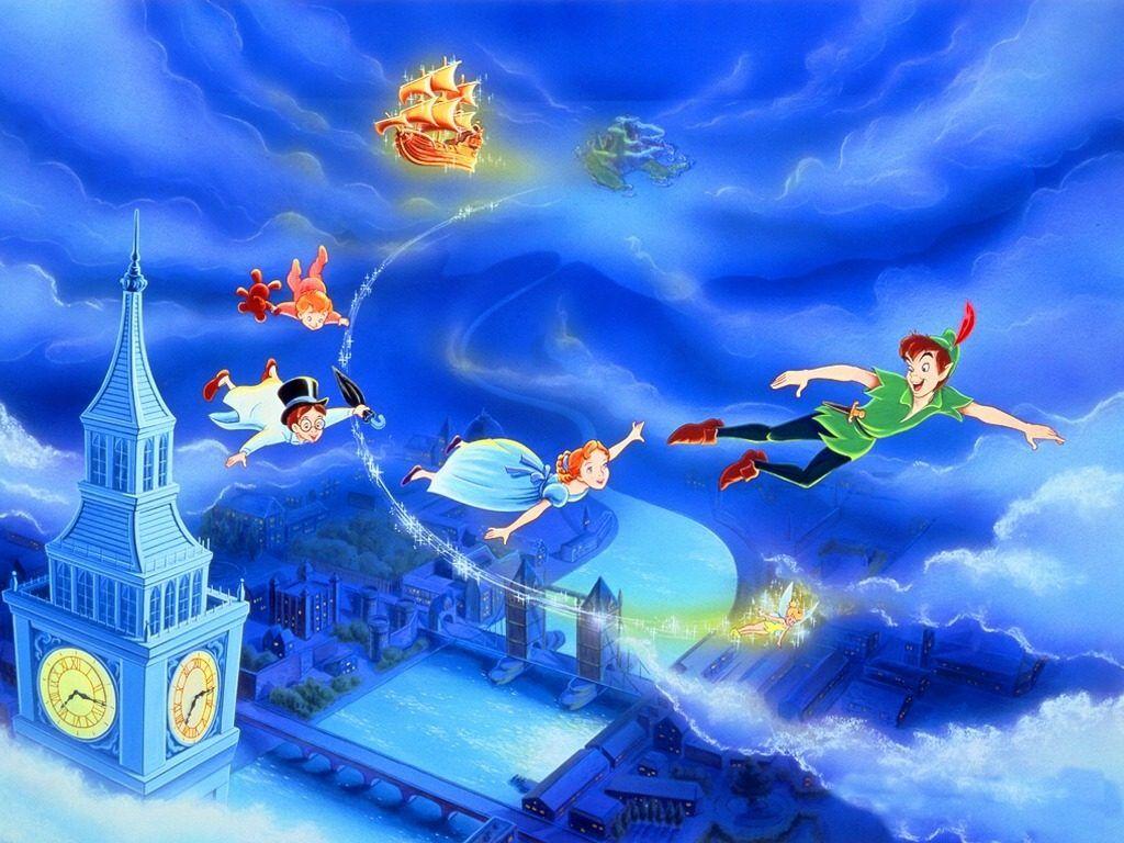 1024x768 Disney Peter Pan iPhone Wallpaper