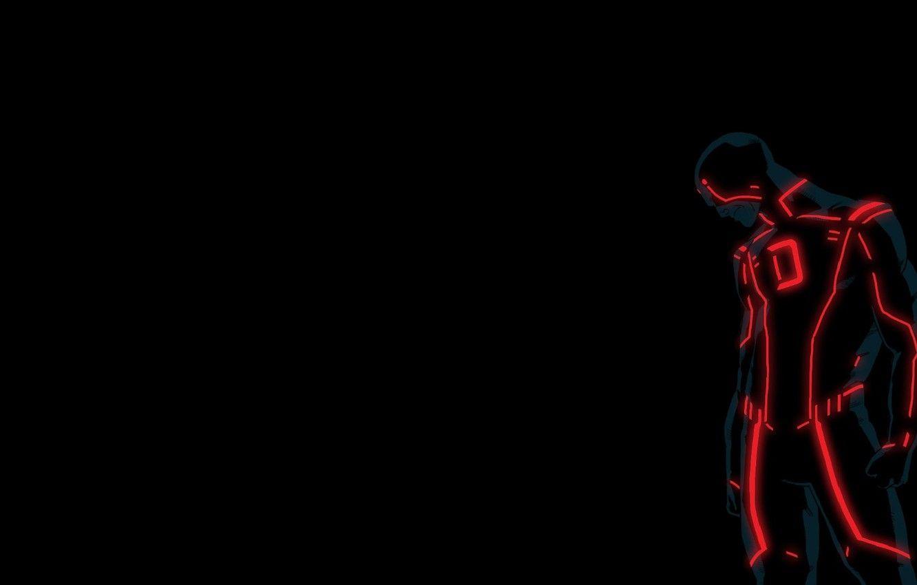 1332x850 Photo Wallpaper Tron, Marvel, Neon, Comics, Daredevil