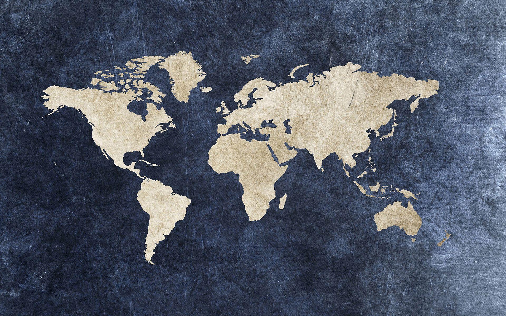 Hình nền Bản đồ Trái đất 1920x1200
