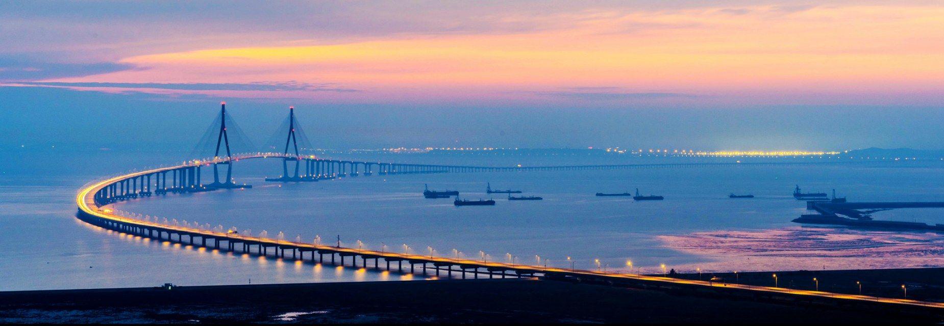 1850x640 Incheon Bridge wallpaper, Man Made, HQ Incheon Bridge pictureK Wallpaper 2019
