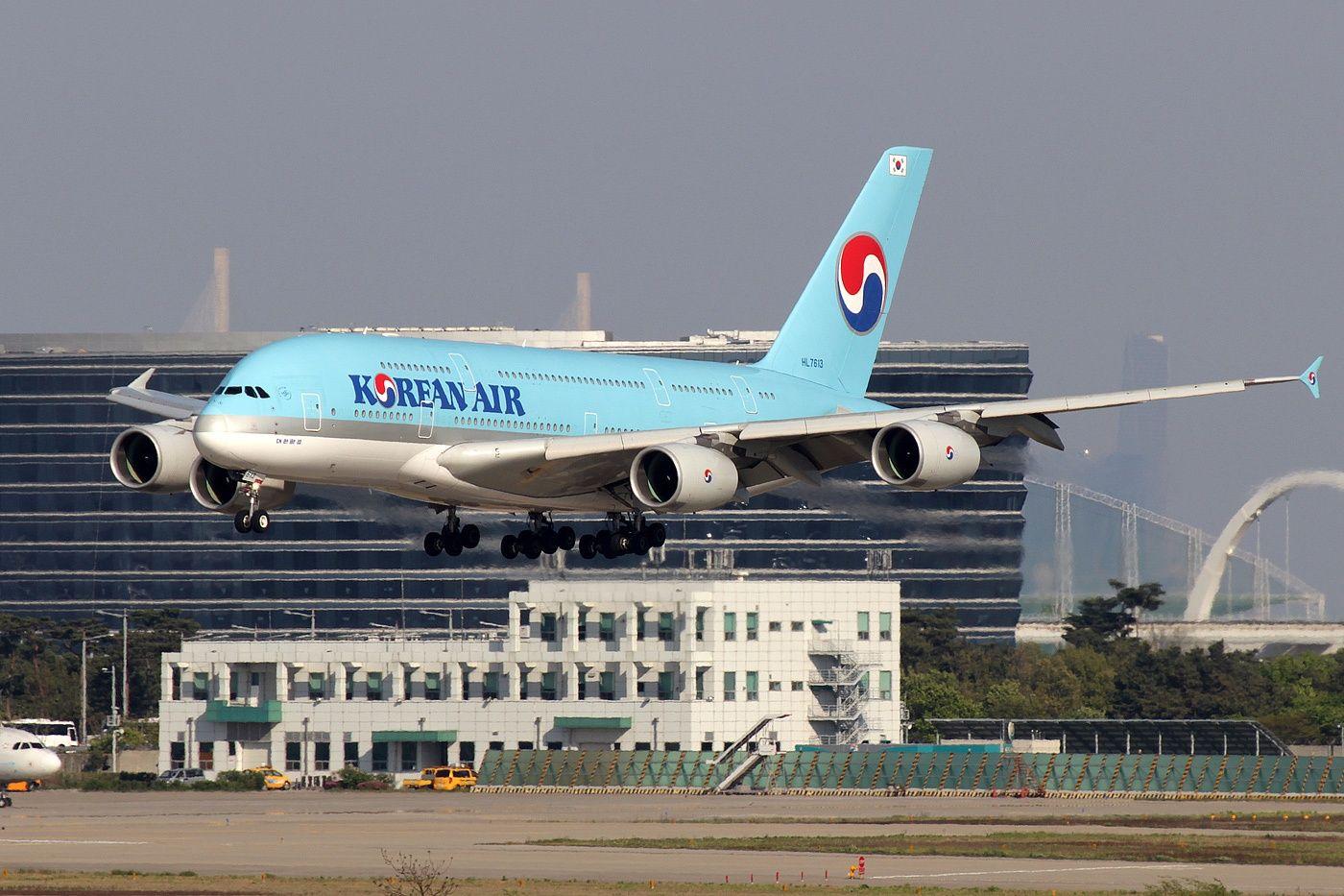 1400x933 Korean Air A380 800 At Seoul Incheon Airport Aircraft Wallpaper 4001