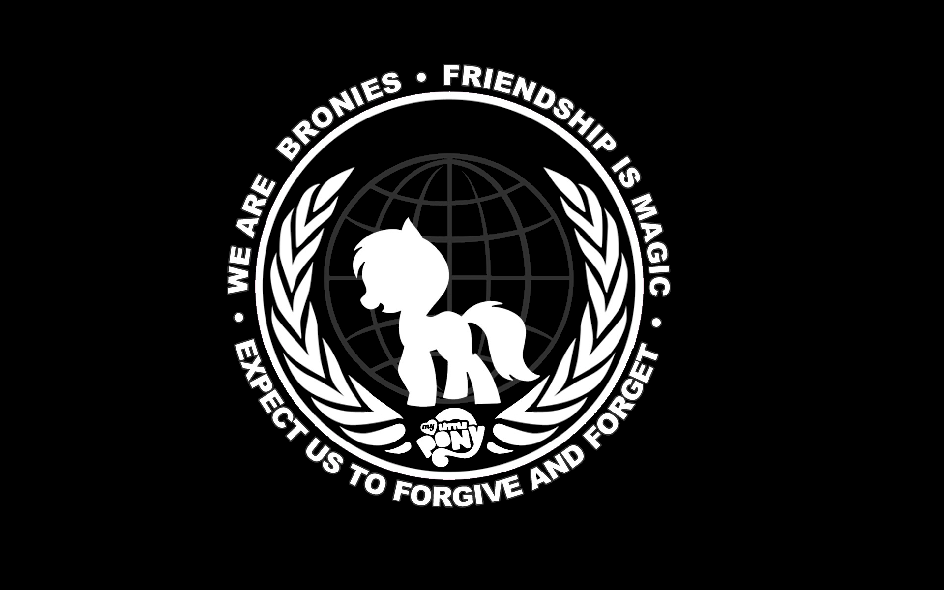 1920x1200 anonymous, My, Little, Pony, Bronies Wallpaper HD / Desktop and Mobile Background