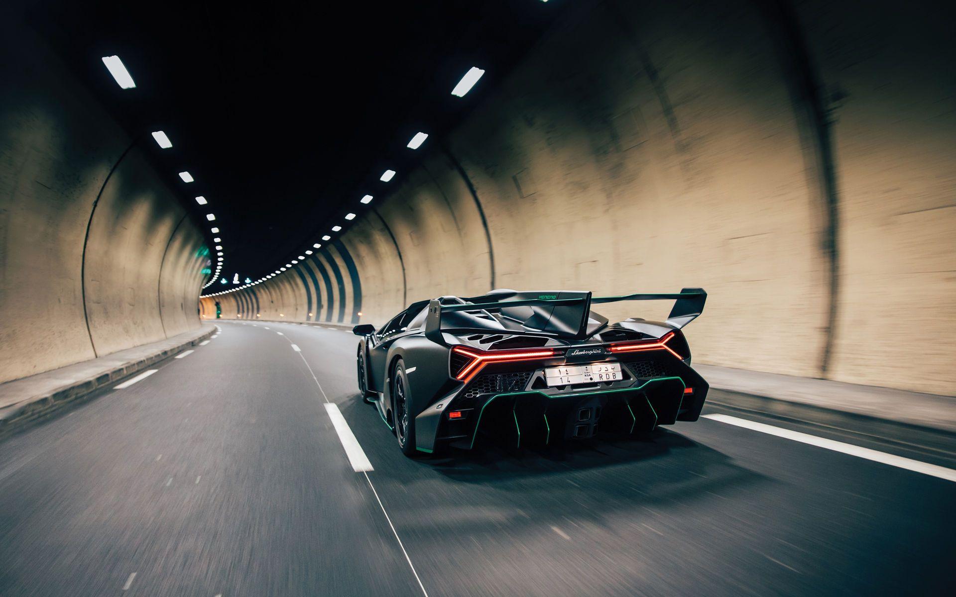 1920x1200 Stunning Lamborghini Veneno Roadster In Satin Black Could Sell For $6 Million Or More