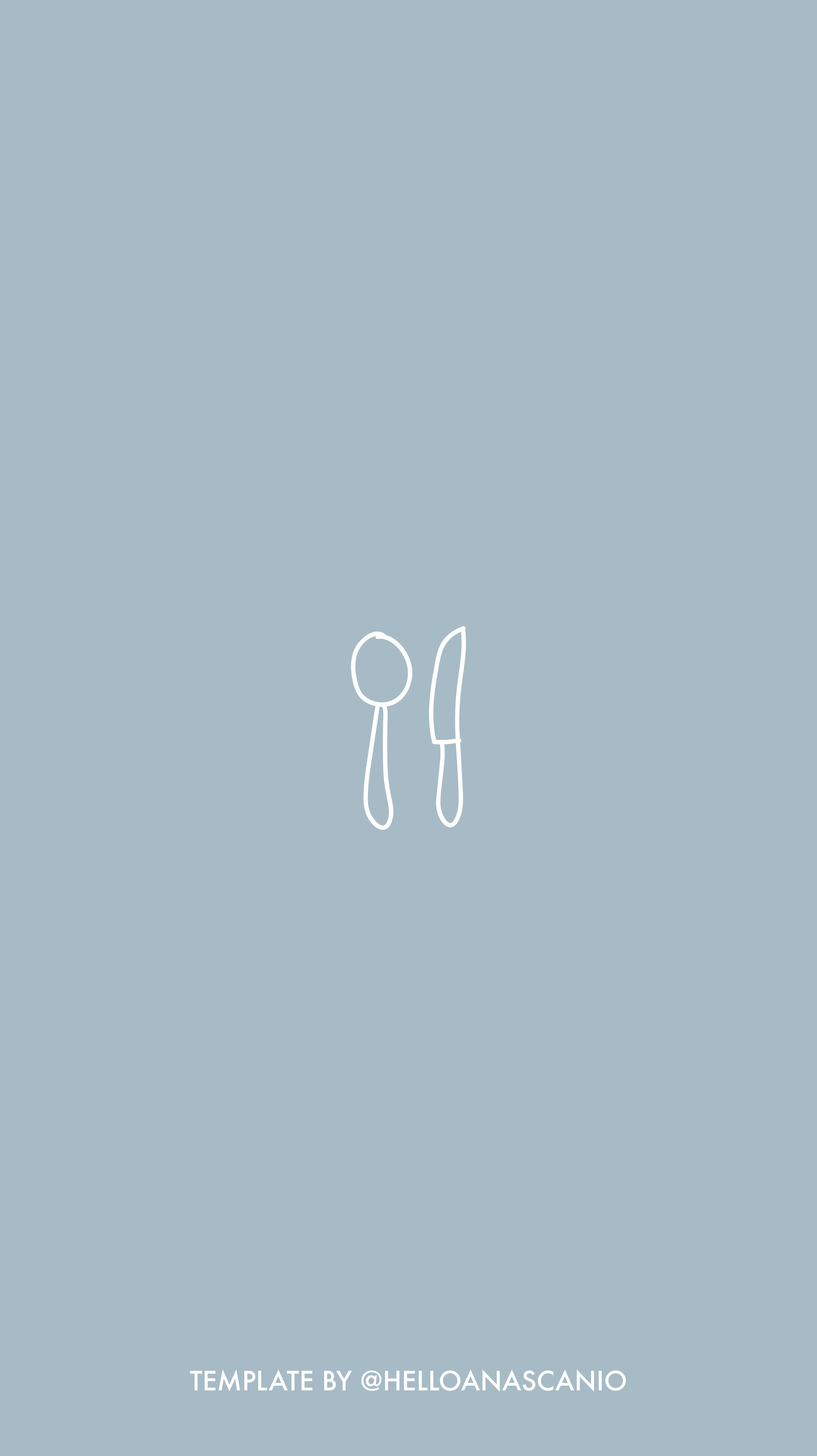 4696x8368 Food template for Instagram Highlights Stories / Plantilla comida, cubiertos para destaca. Instagram icons, Instagram logo, Instagram wallpaper