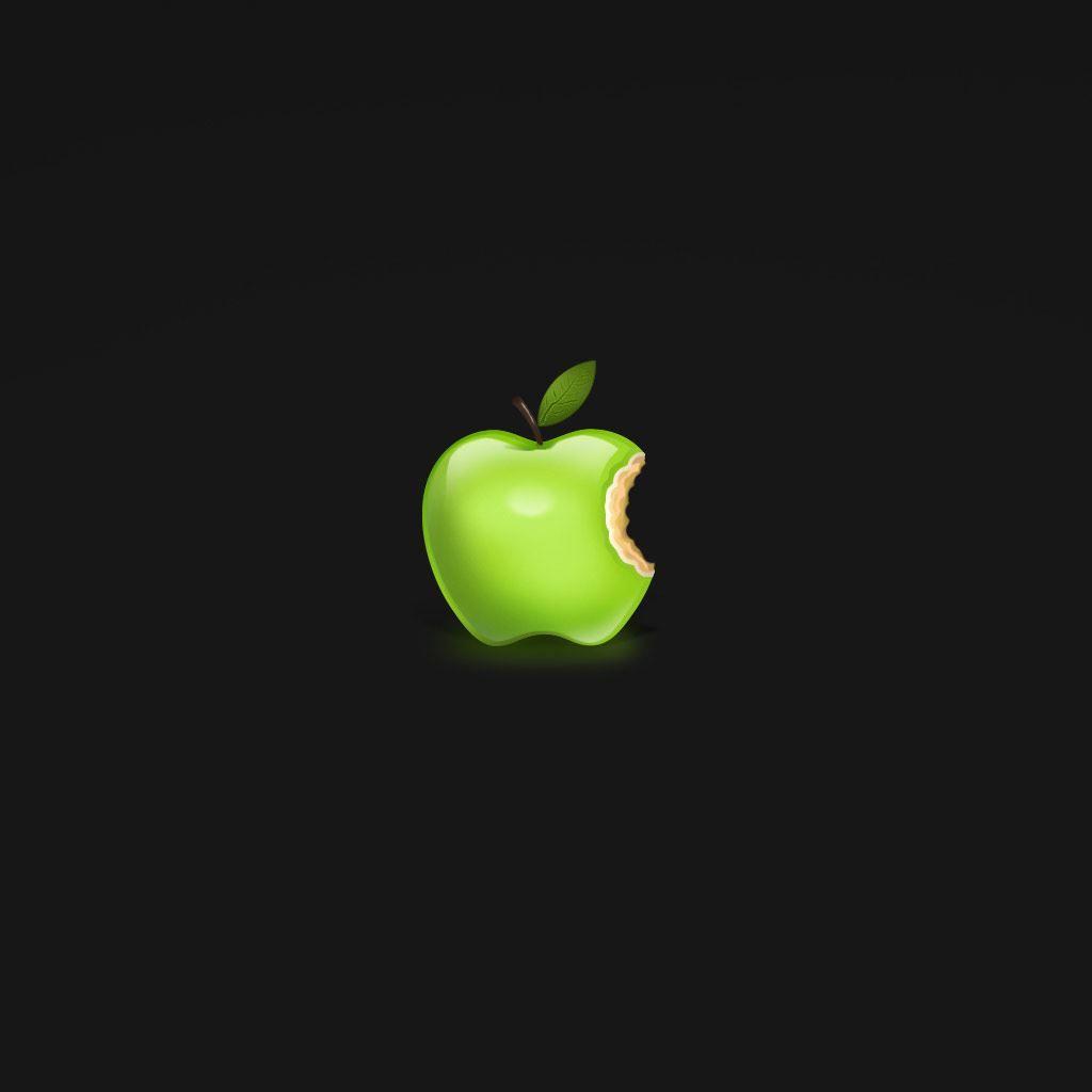 1024x1024 Actual Apple Logo iPad Wallpaper Free Download