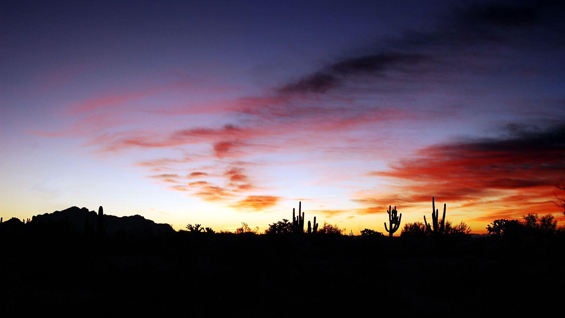 1920x1080 Arizona sunset Desktop wallpaper 1920x1080