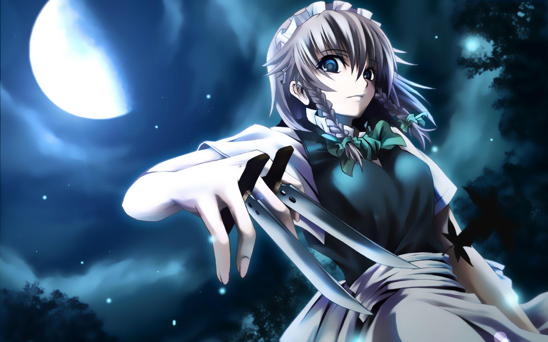 1920x1200 Anime Ninja Wallpaper Girl