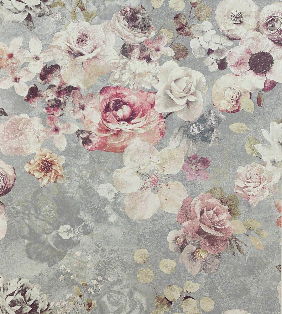 900x1000 Jane Churchill Rose Wallpaper