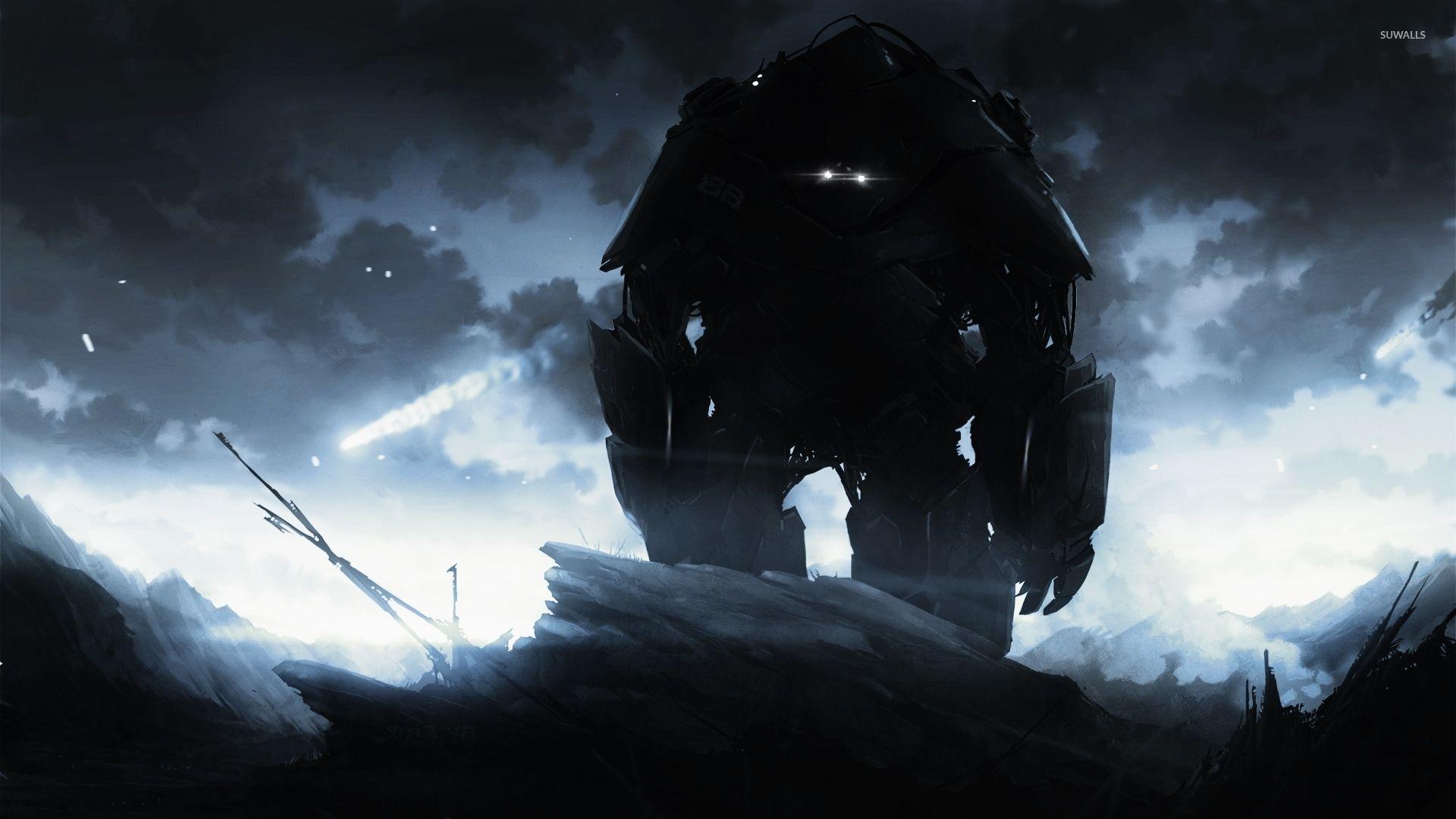 1920x1080 Giant robot in the mountains wallpaper wallpaper