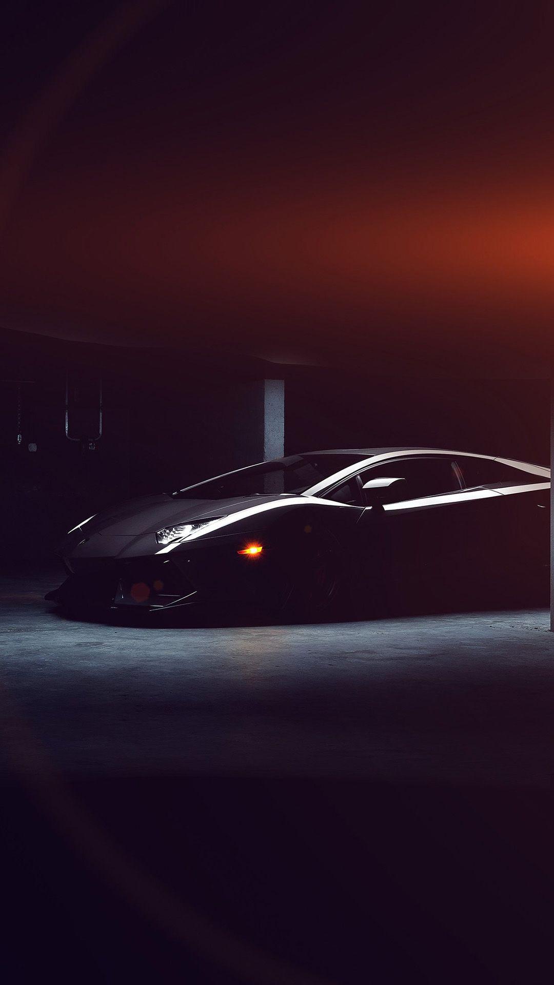 1080x1920 Lamborghini Car Dark Black Flare HD mobile wallpaper