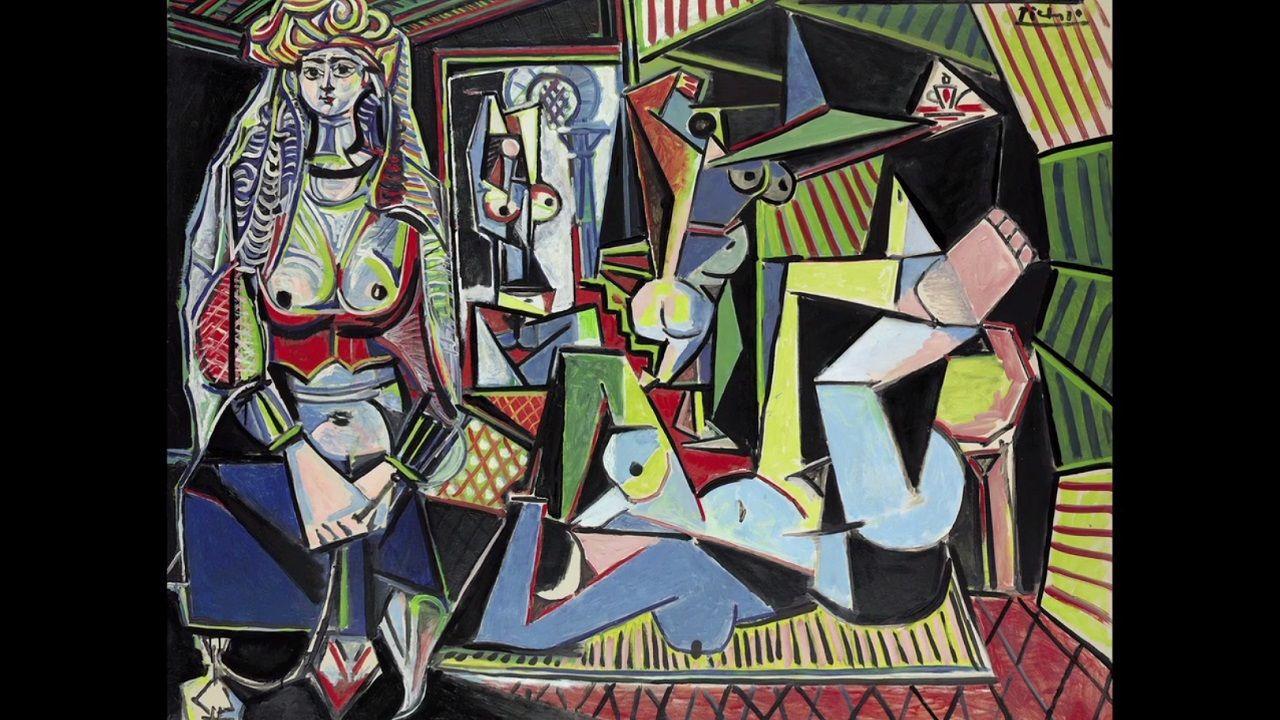 1280x720 Pablo Picasso (1881 1973). Les Femmes D'Alger (Version 'O')s, Paintings
