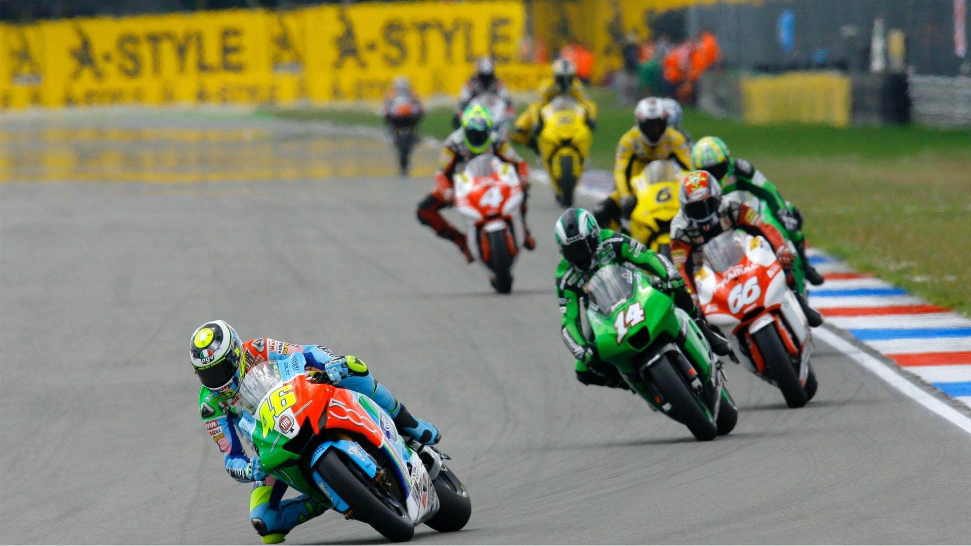 1920x1080 Bikes, Race, Widescreen, High, Definition, Desktop, Race On Track HD Wallpaper