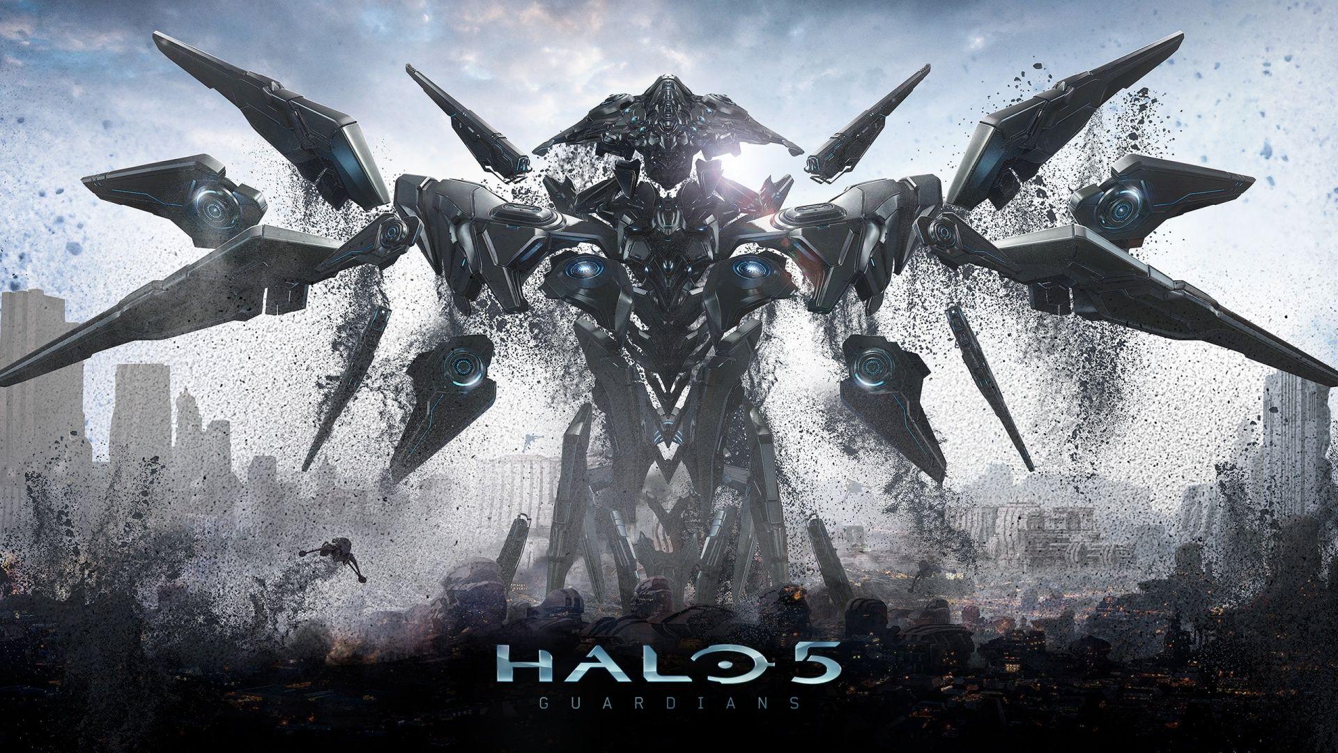 1920x1080 Full HD Wallpaper halo 5 guardians giant robot alien, Desktop Background HD 1080p