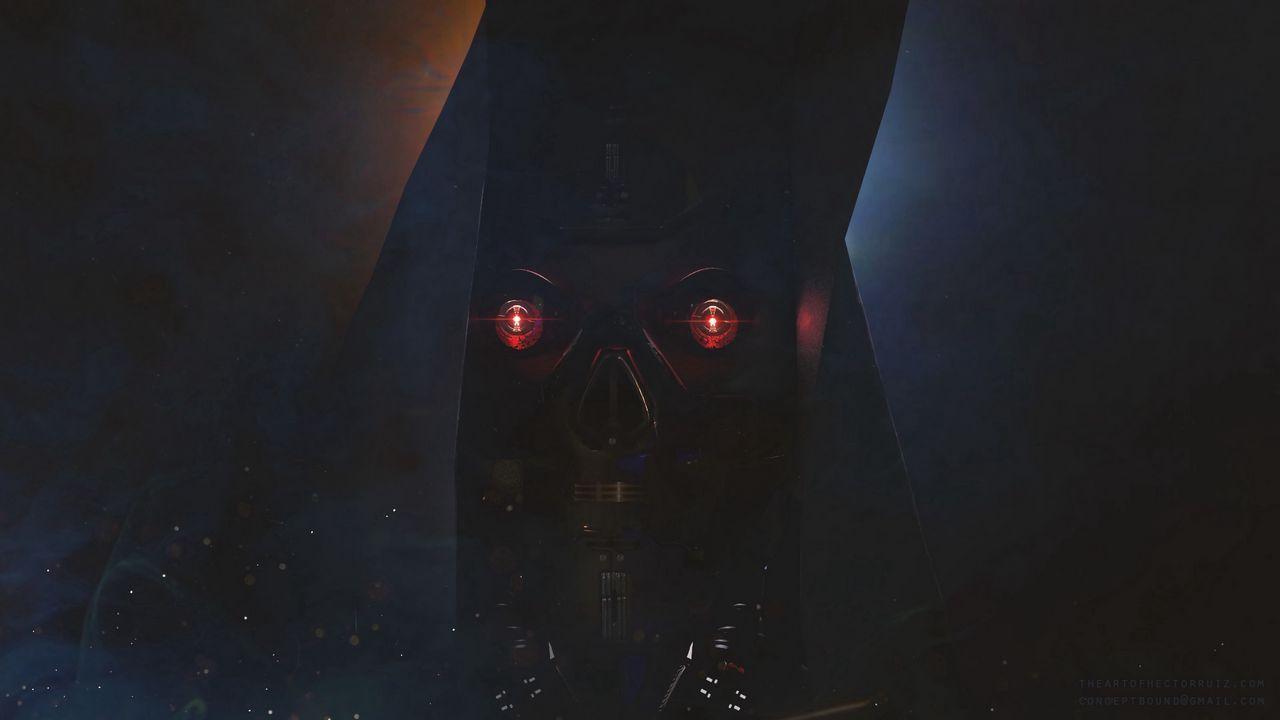 1280x720 Download wallpaper 1280x720 robot, cyborg, face, dark, smoke, hood hd, hdv, 720p HD background