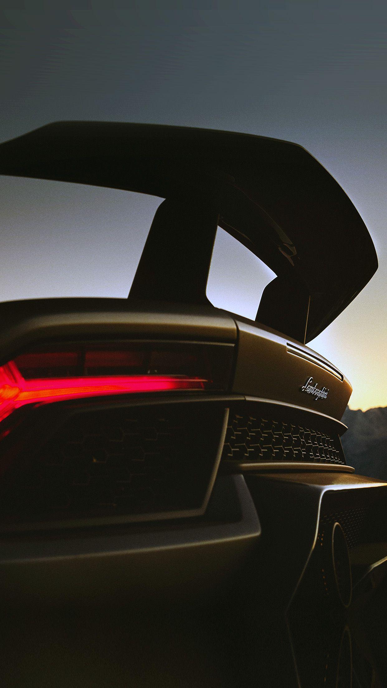 1242x2208 iPhone X wallpaper. lamborghini car dark art illustration