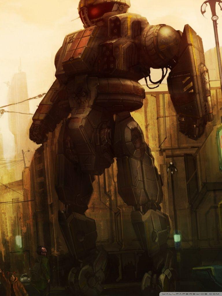 768x1024 Giant Robot Ultra HD Desktop Background Wallpaper for 4K UHD TV : Multi Display, Dual Monitor : Tablet