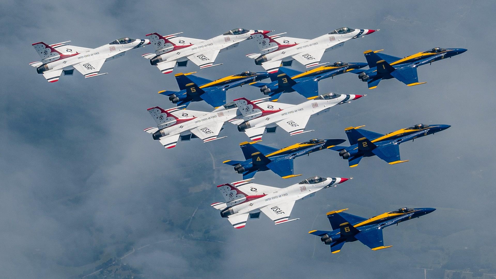 F 16 Thunderbirds Wallpaper