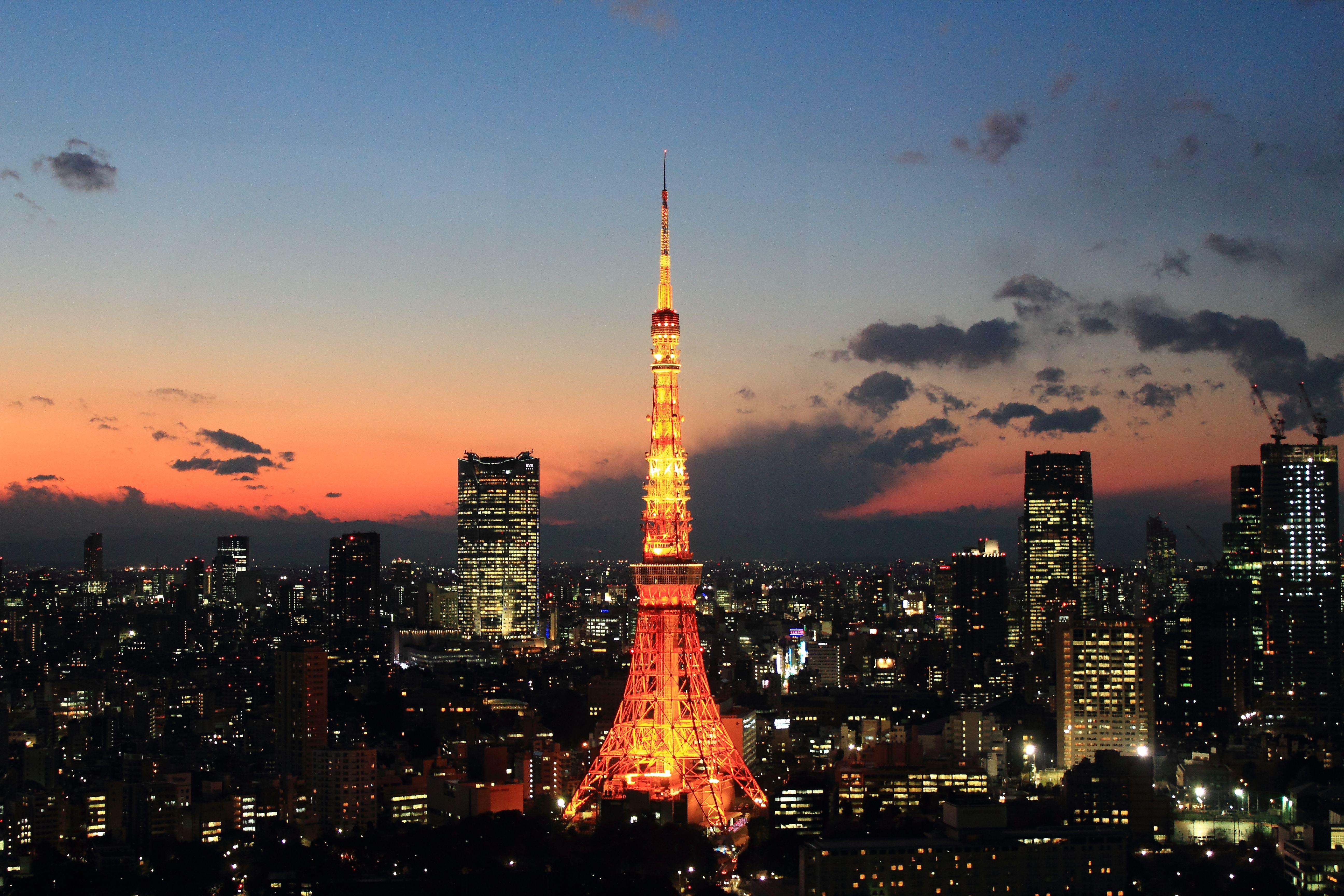 5184x3456 Tokyo Tower Afterglow