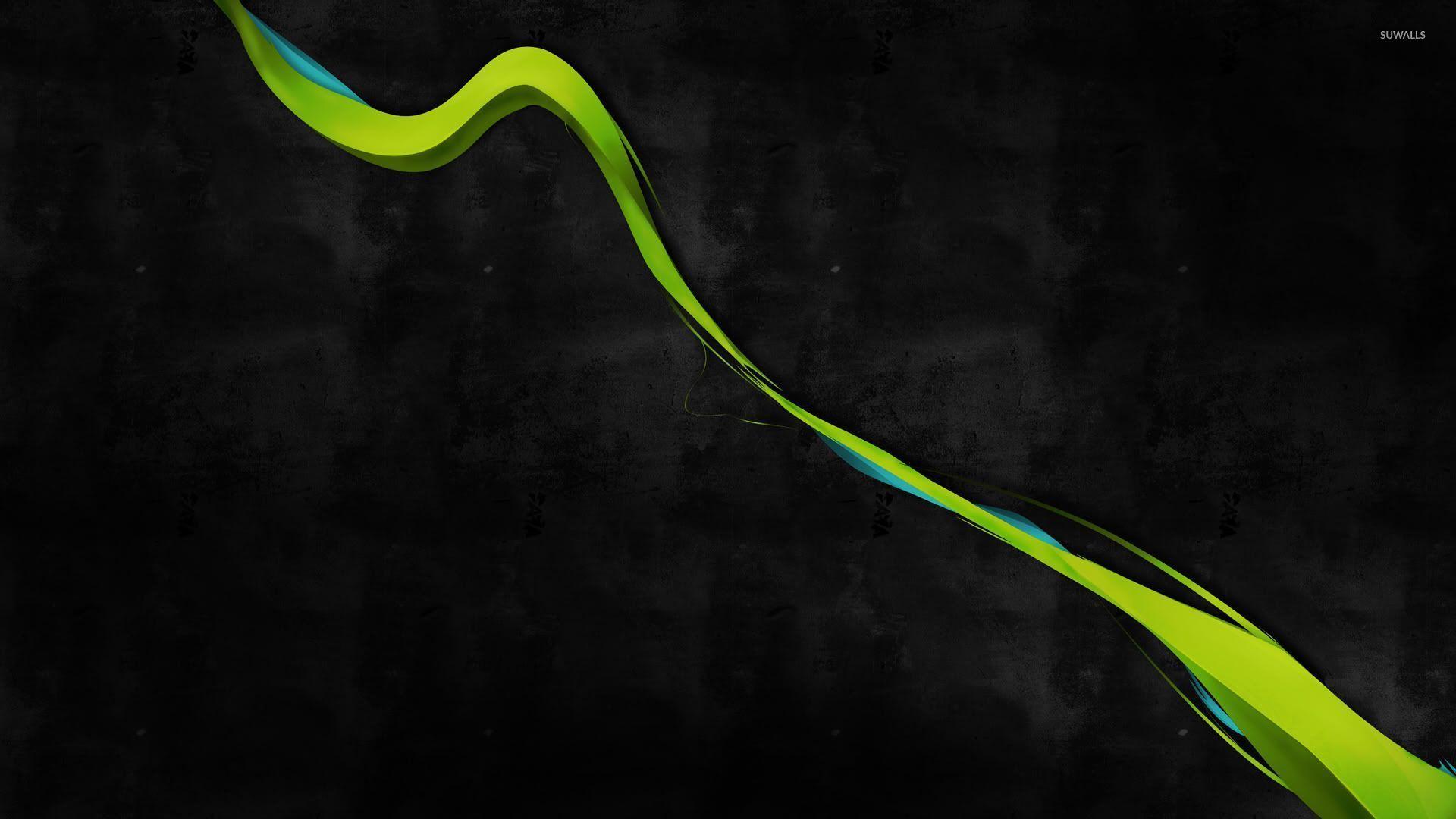 1920x1080 Green wave wallpaper wallpaper