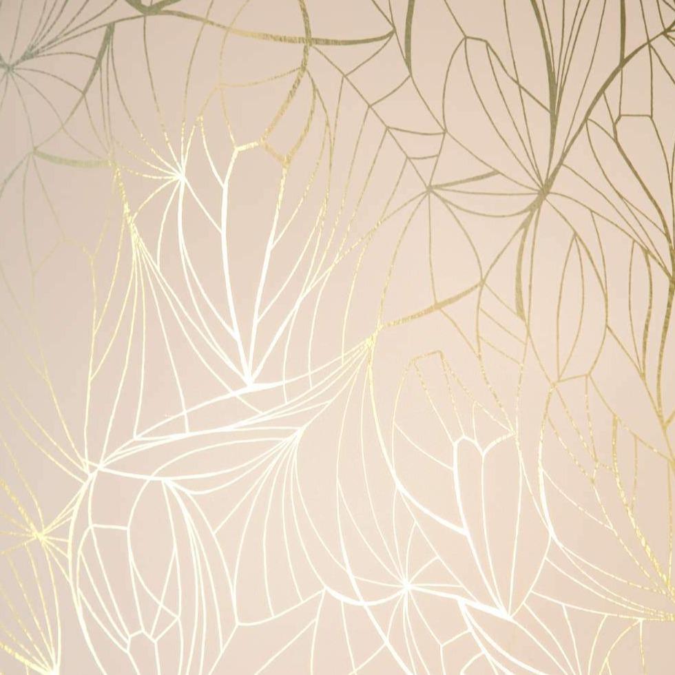 980x980 Leaf Wallpaper & Gold Wakerly