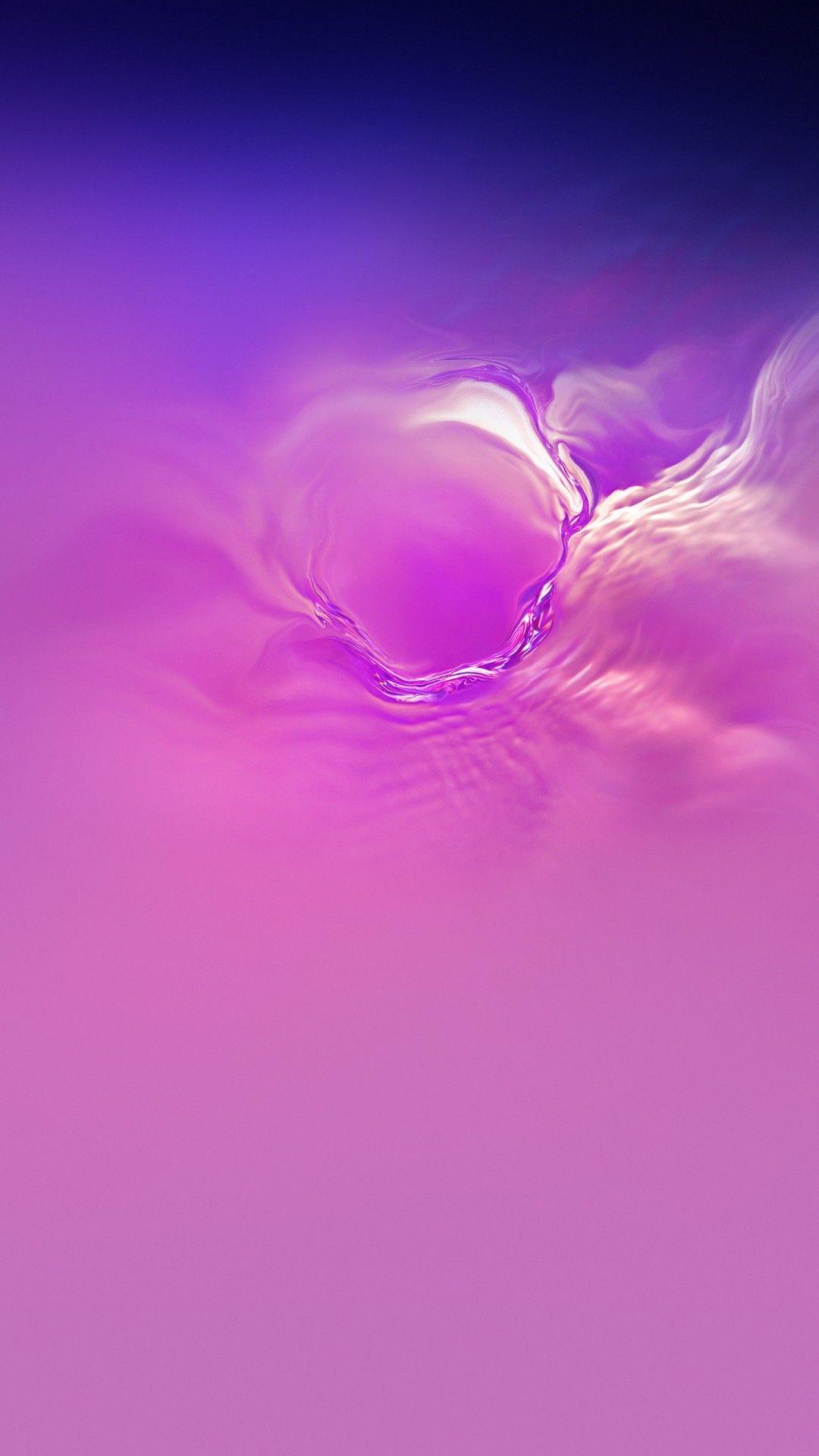 1080x1920 Samsung Galaxy S10 Purple Abstract Stock Wallpaper