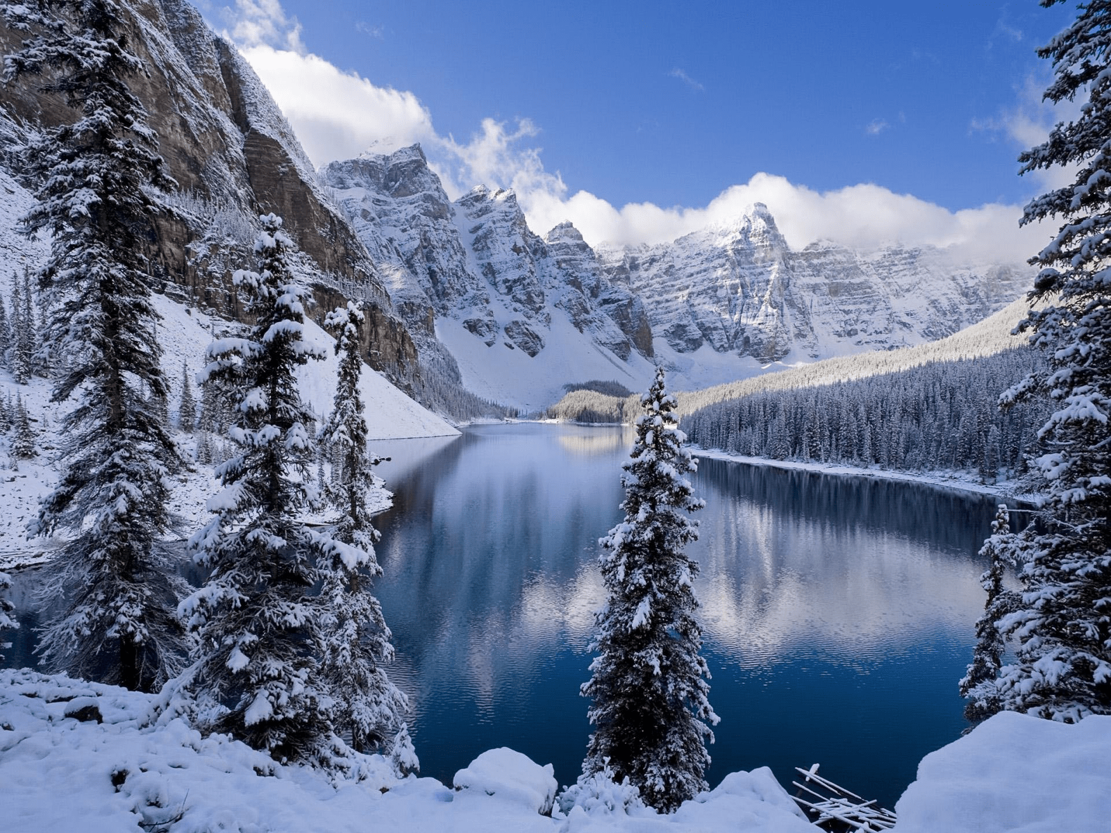 1600x1200 Free Winter Snow Desktop Wallpaper