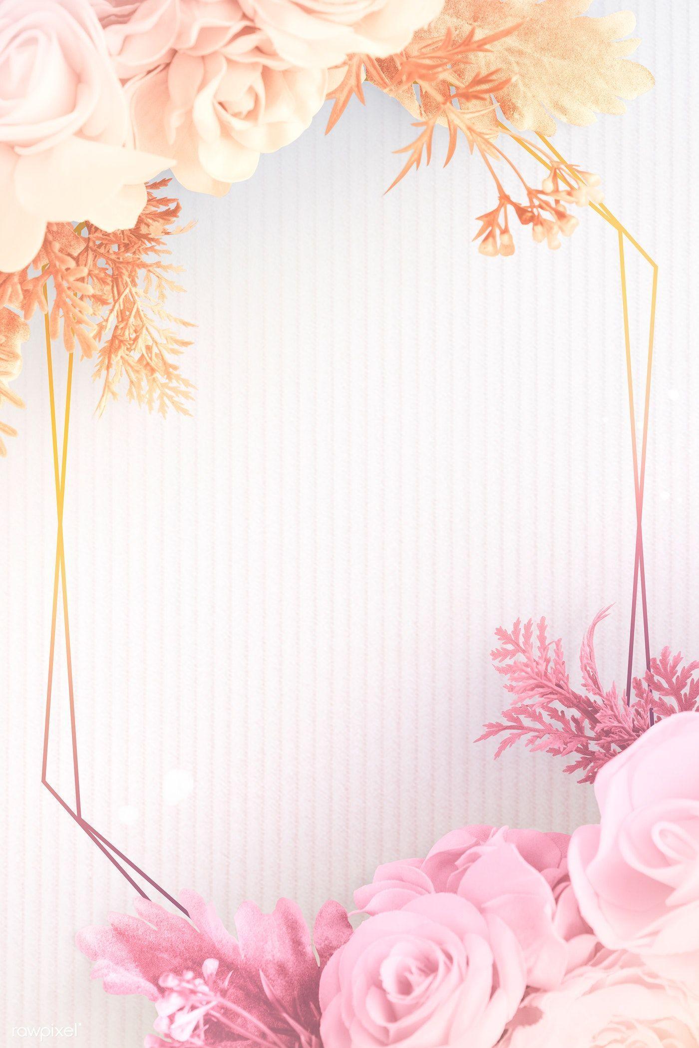 Peach Floral Wallpapers - Top Free Peach Floral Backgrounds -  WallpaperAccess