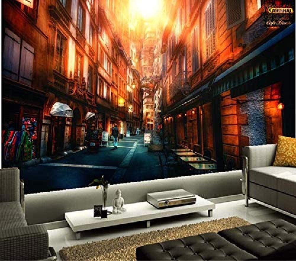 1000x882 FSLUCKY Wallpaper Custom 3D Big Houses Germany Street Cities Wallpaper D Screen Living Room Sofa Tv Wall Bedroom Modern Background D Screen Design -B