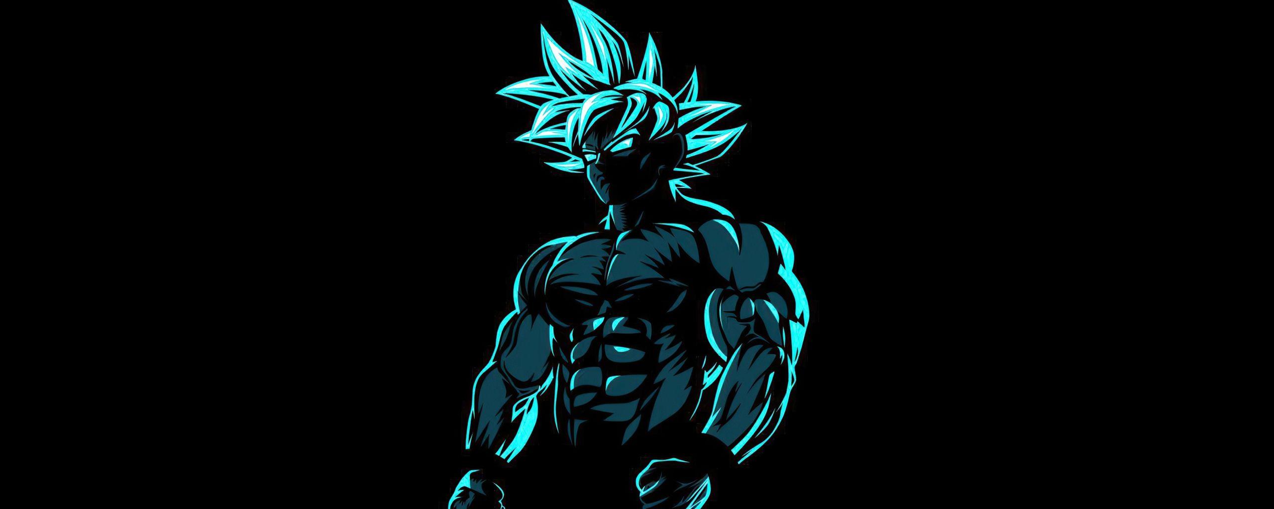 2560x1024 Desktop Wallpaper Anime, Beast Goku, Dark, HD Image, Picture, Background, 303ae8