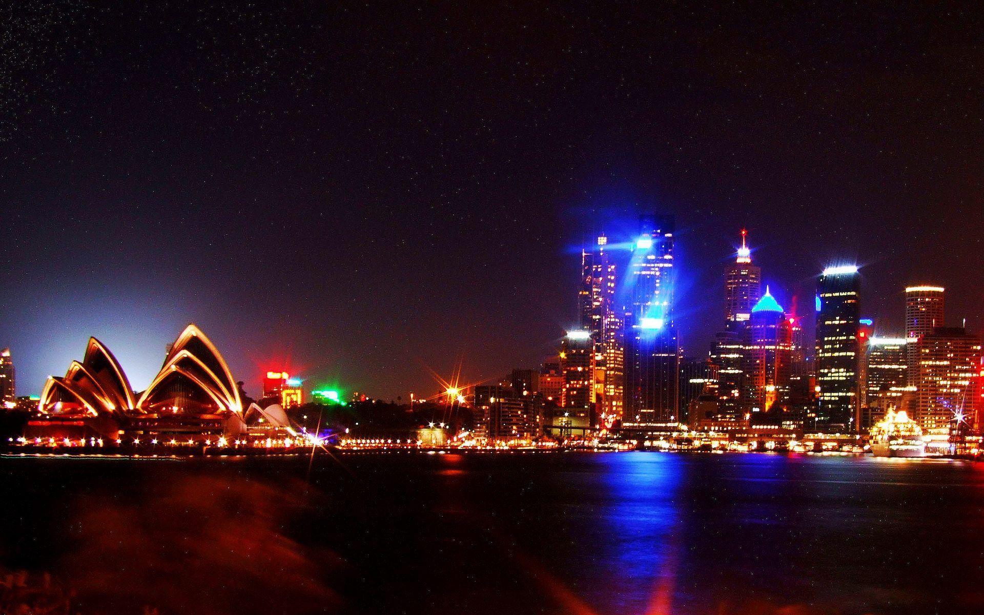 1920x1200 Free download High Definition Sydney Night Lights Wallpaper Travel HD Wallpaper [1920x1200] for your Desktop, Mobile & Tablet. Explore Night Lights Wallpaper. Nyc At Night Wallpaper, Friday Night Lights