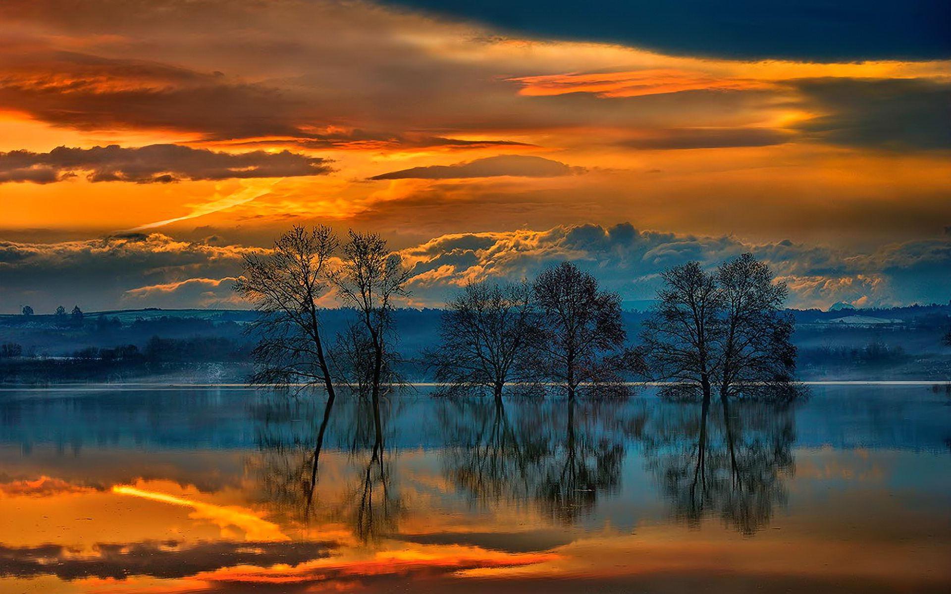 1920x1200 Greek lake / 1920 x 1200 / Sunriseandsunset / Photography