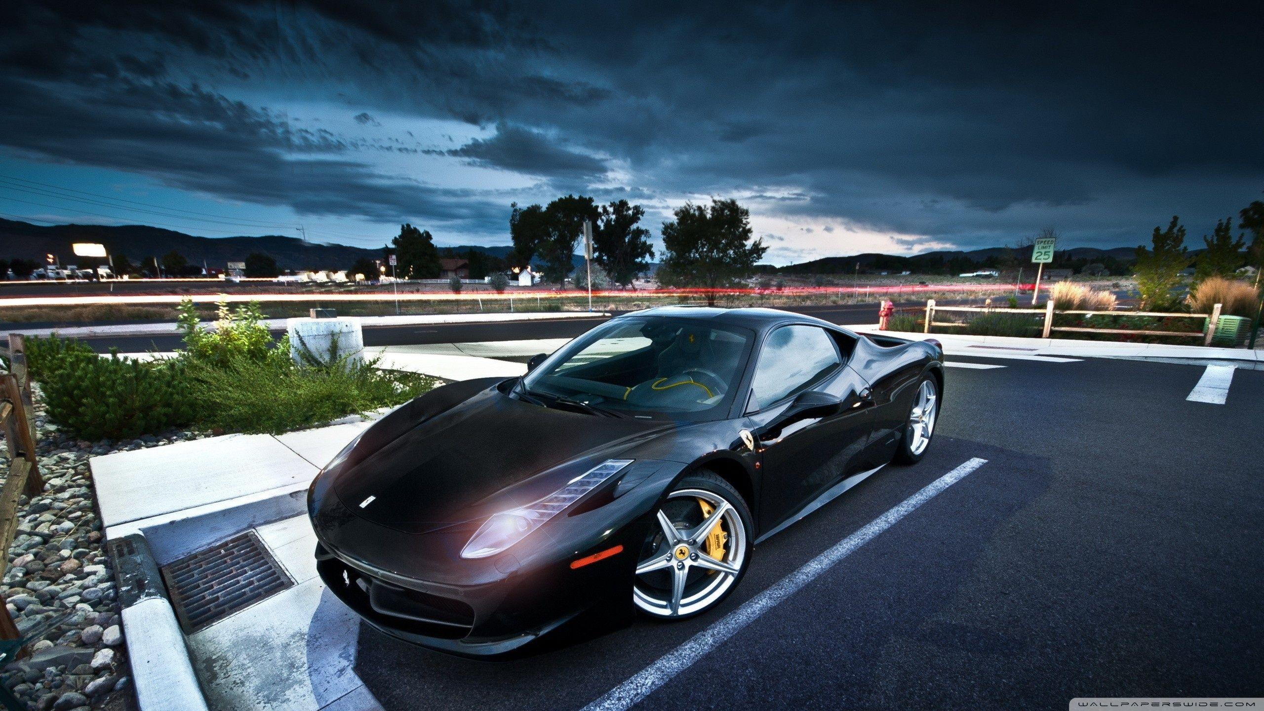 Black Ferrari Wallpapers - Top Free Black Ferrari Backgrounds - WallpaperAccess