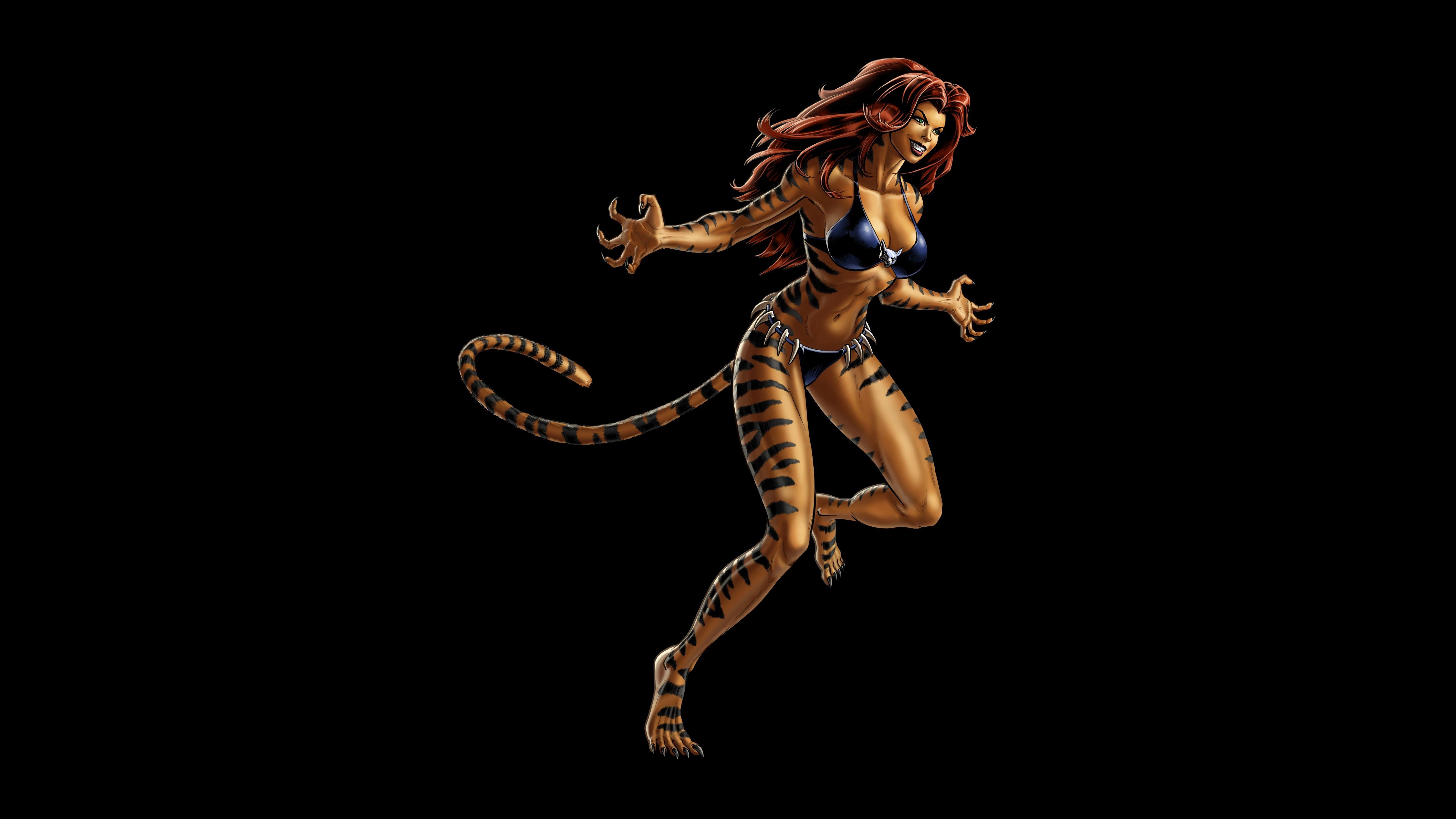 5300x2981 Tigra Marvel Wallpaper