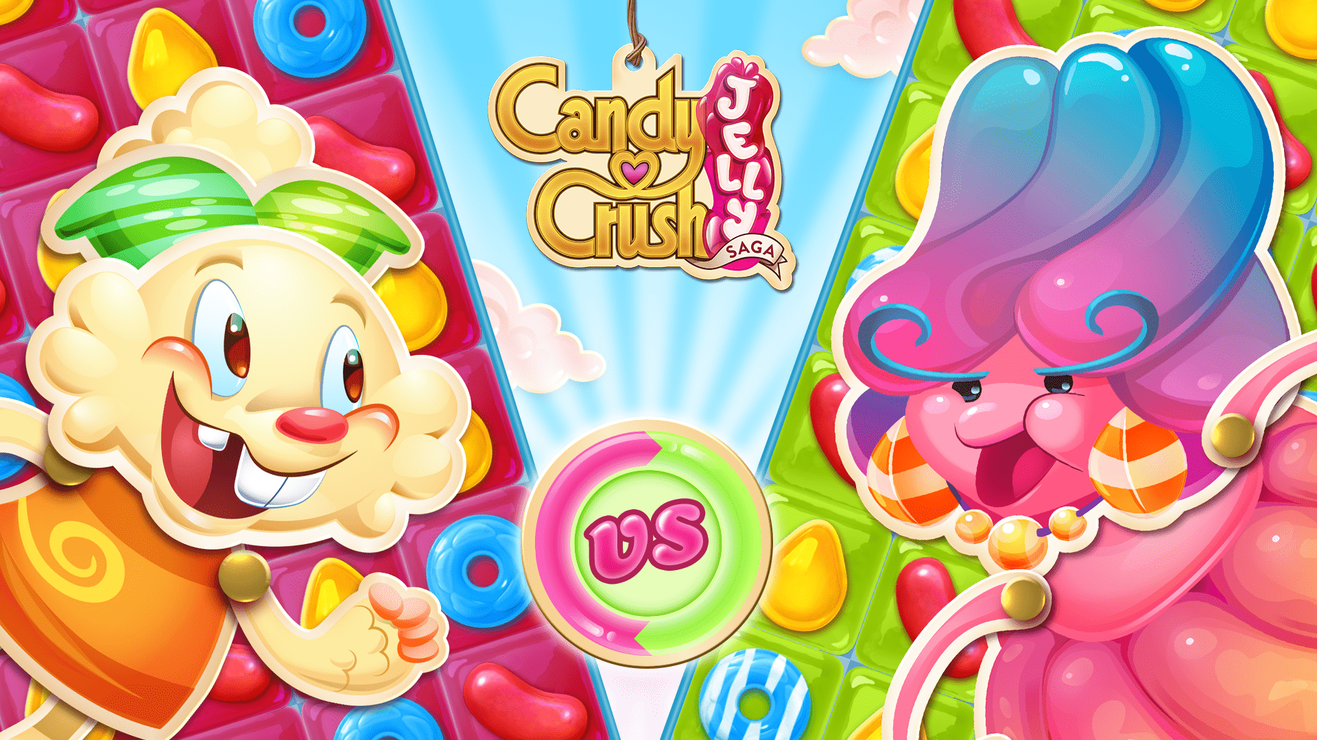 1920x1080 Title Video Game Candy Crush Saga Wallpaper Candy Crush Jelly Saga HD Wallpaper