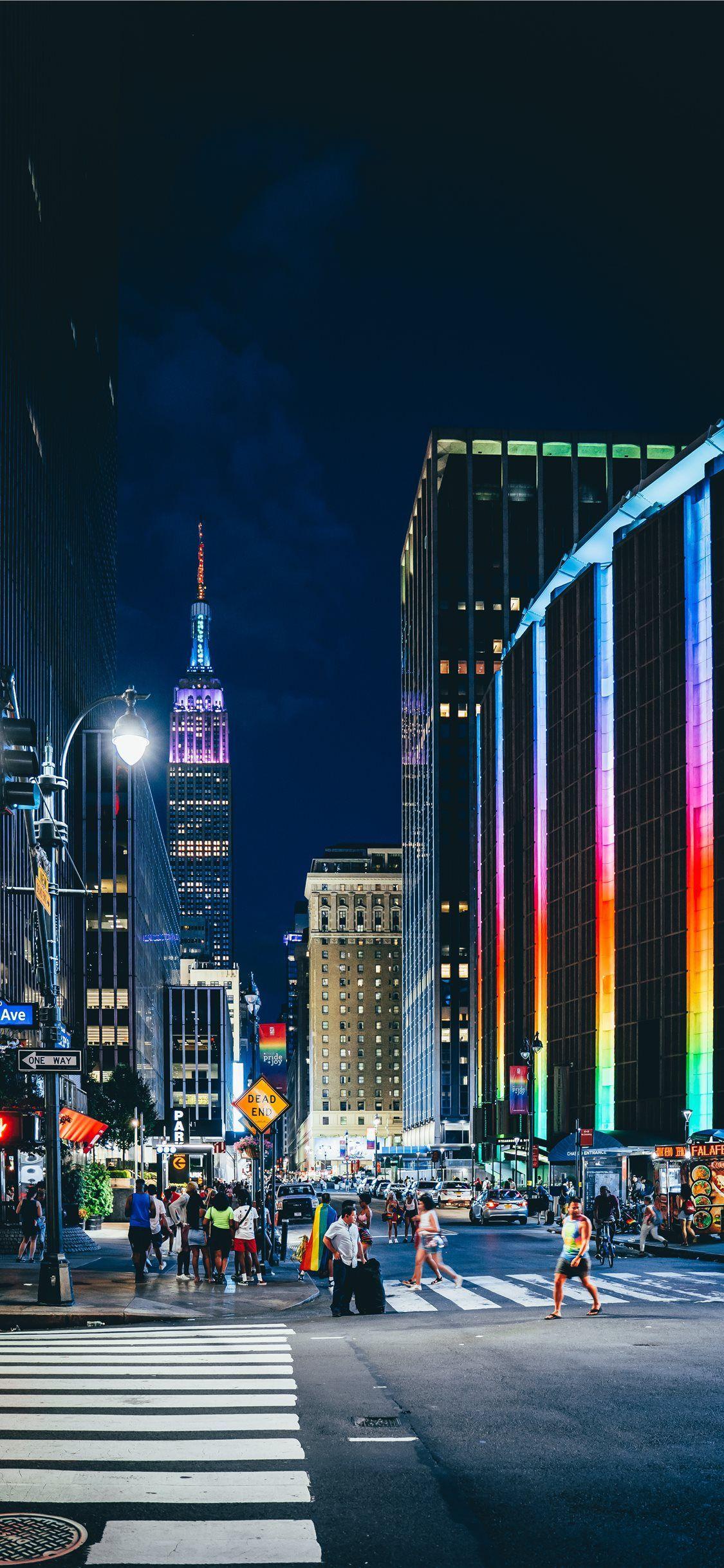 1125x2436 Empire State Building New York United States iPhone X Wallpaper Free Download