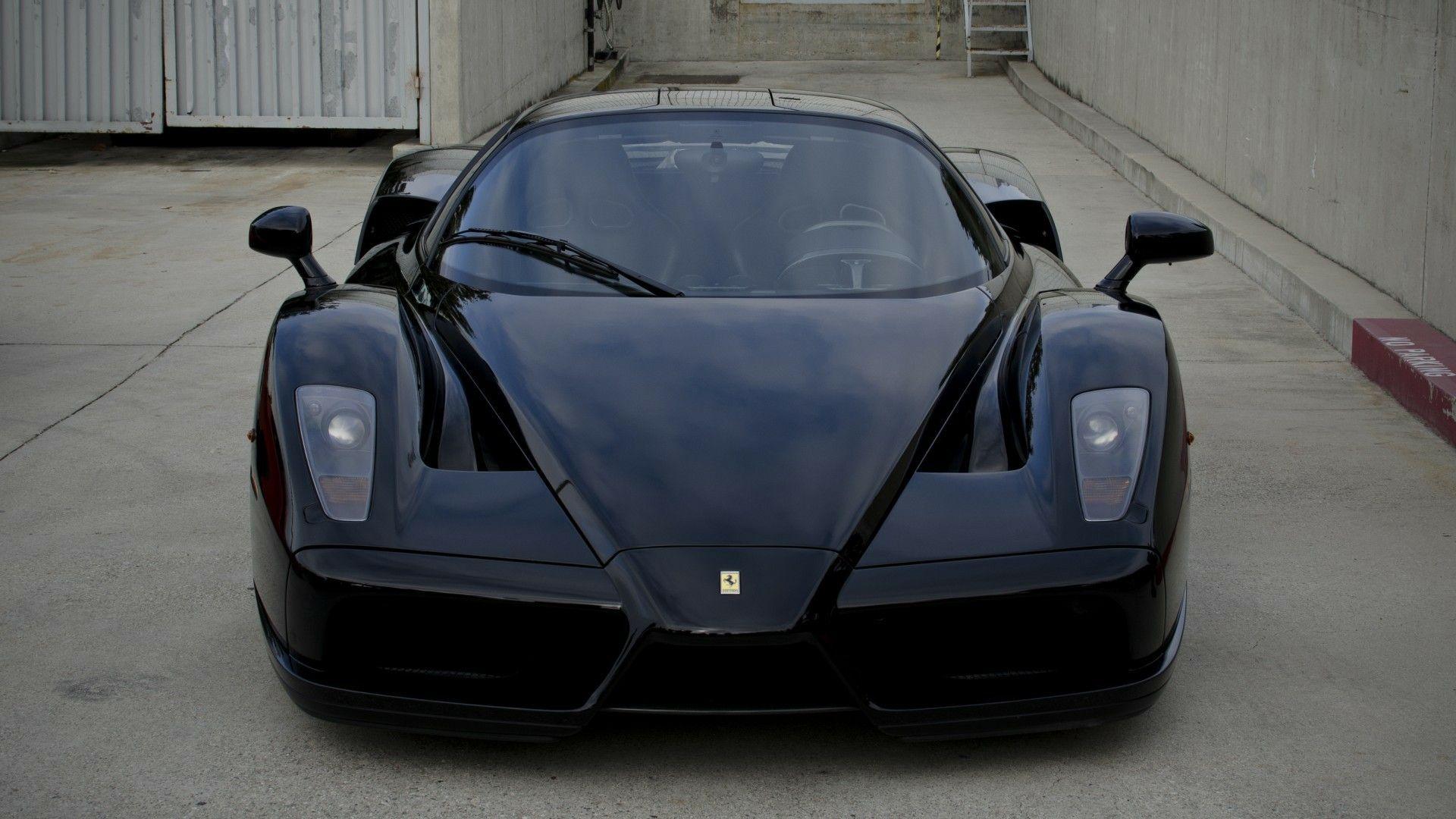 1920x1080 Free Black Ferrari Eenzo HD Wallpaper Cars Download