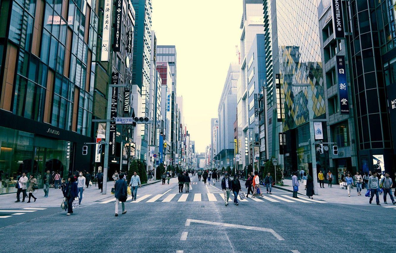 1332x850 Japanese Street Wallpaper
