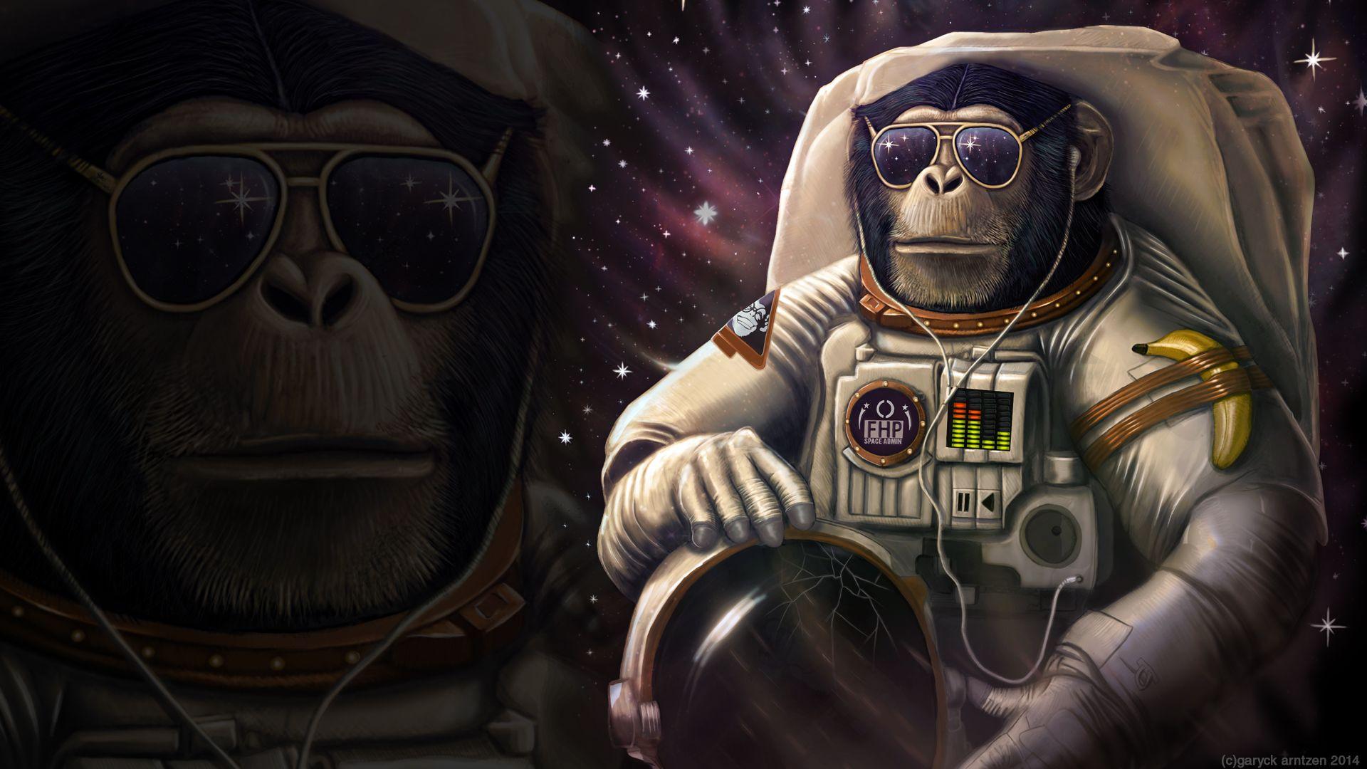 1920x1080 Free download Amazing Astronaut Wallpaper Pics about space [1920x1080] for your Desktop, Mobile & Tablet. Explore Cartoon Monkey Wallpaper. Cute Monkey Wallpaper, Monkey HD Wallpaper, Free Monkey Wallpaper for Desktop