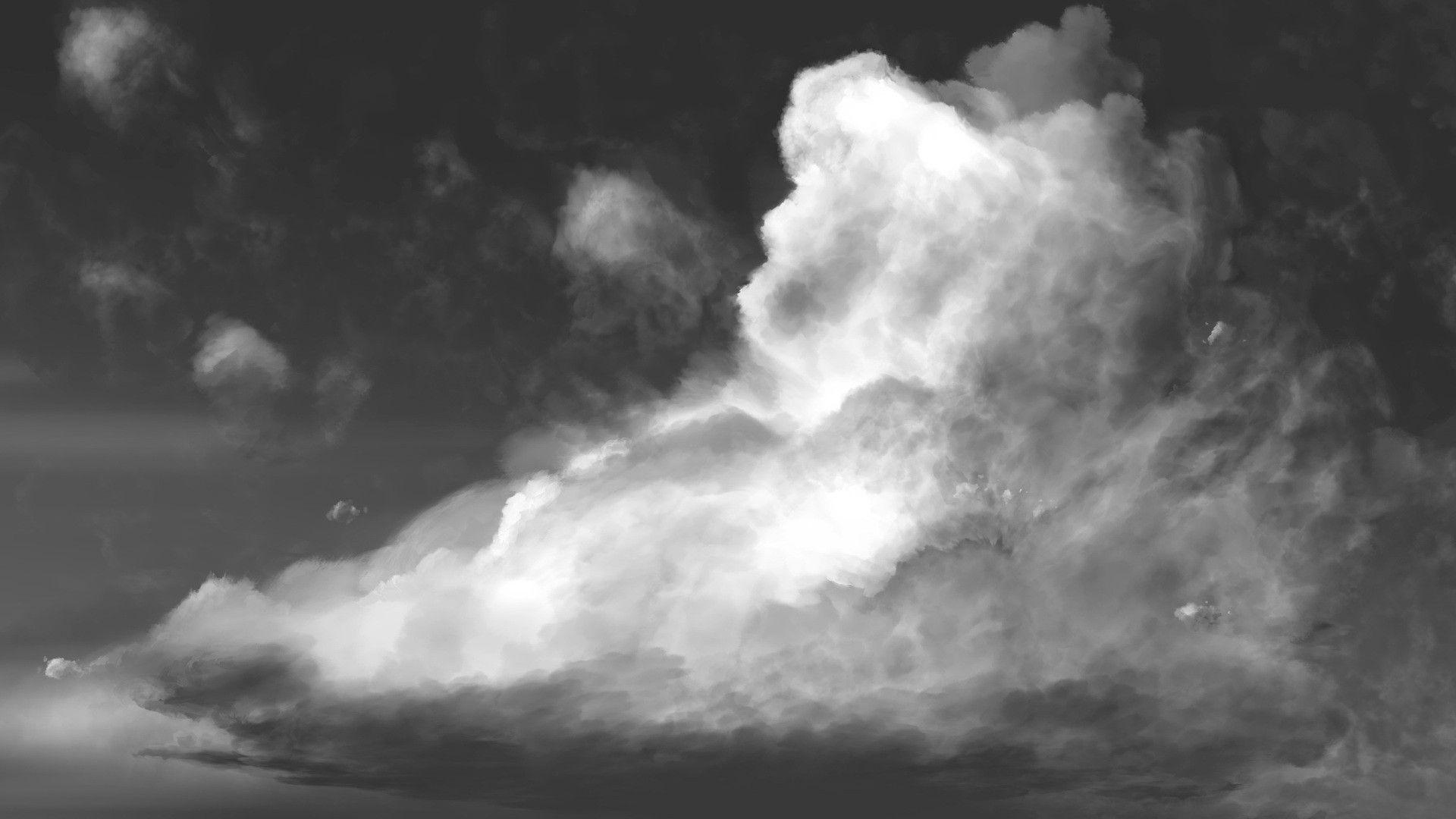 Black and White Cloud Wallpapers - Top Free Black and White Cloud